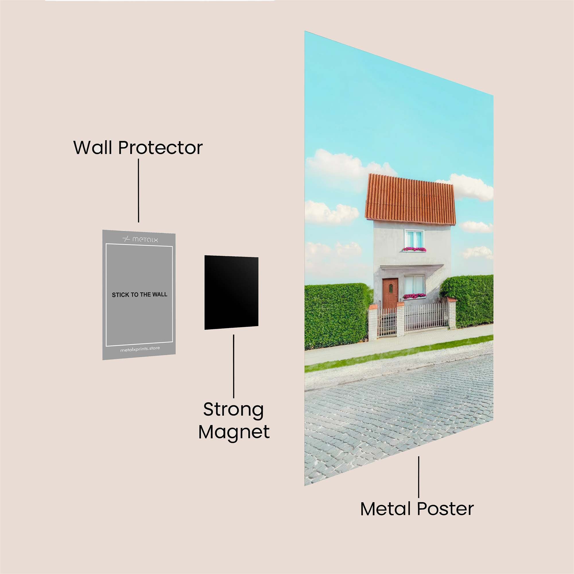 House Serenity Safe Wall Magnetic / M
