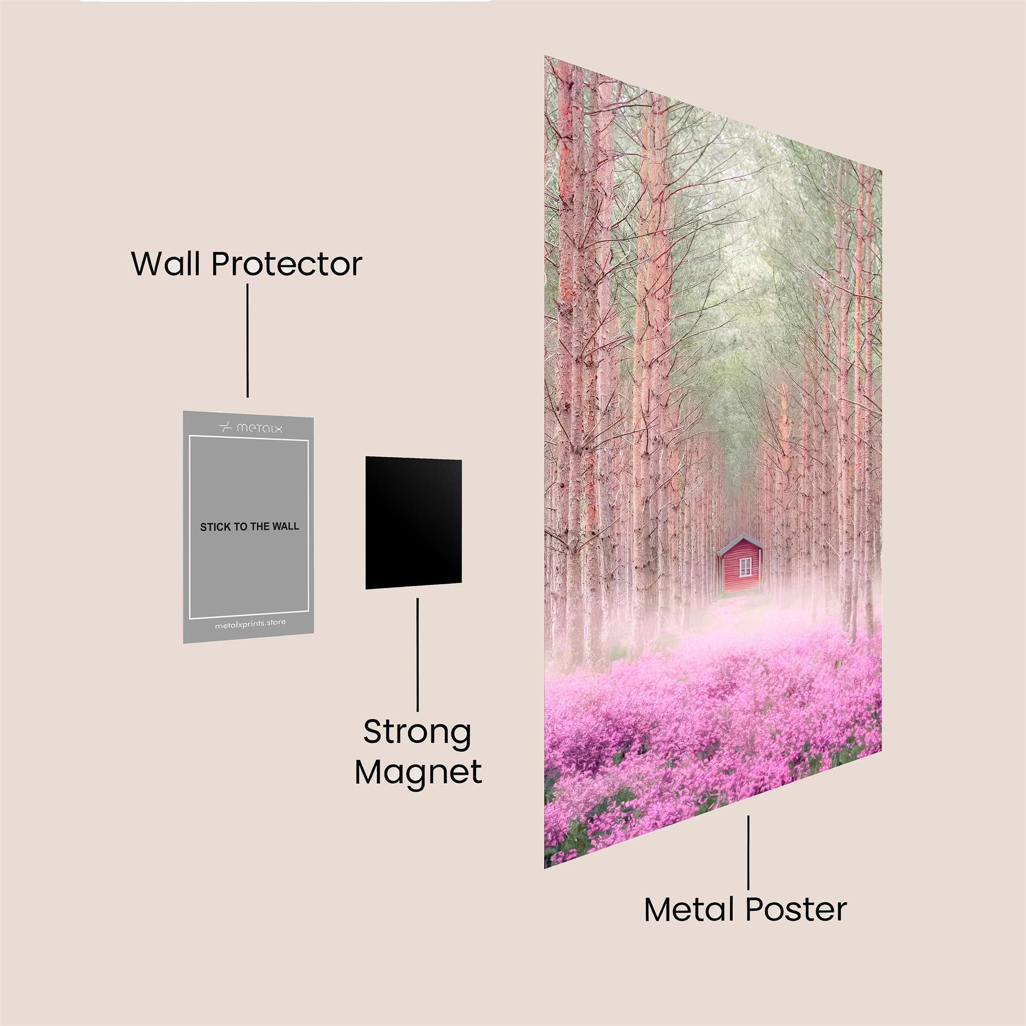 Cabin Serenity Safe Wall Magnetic / M