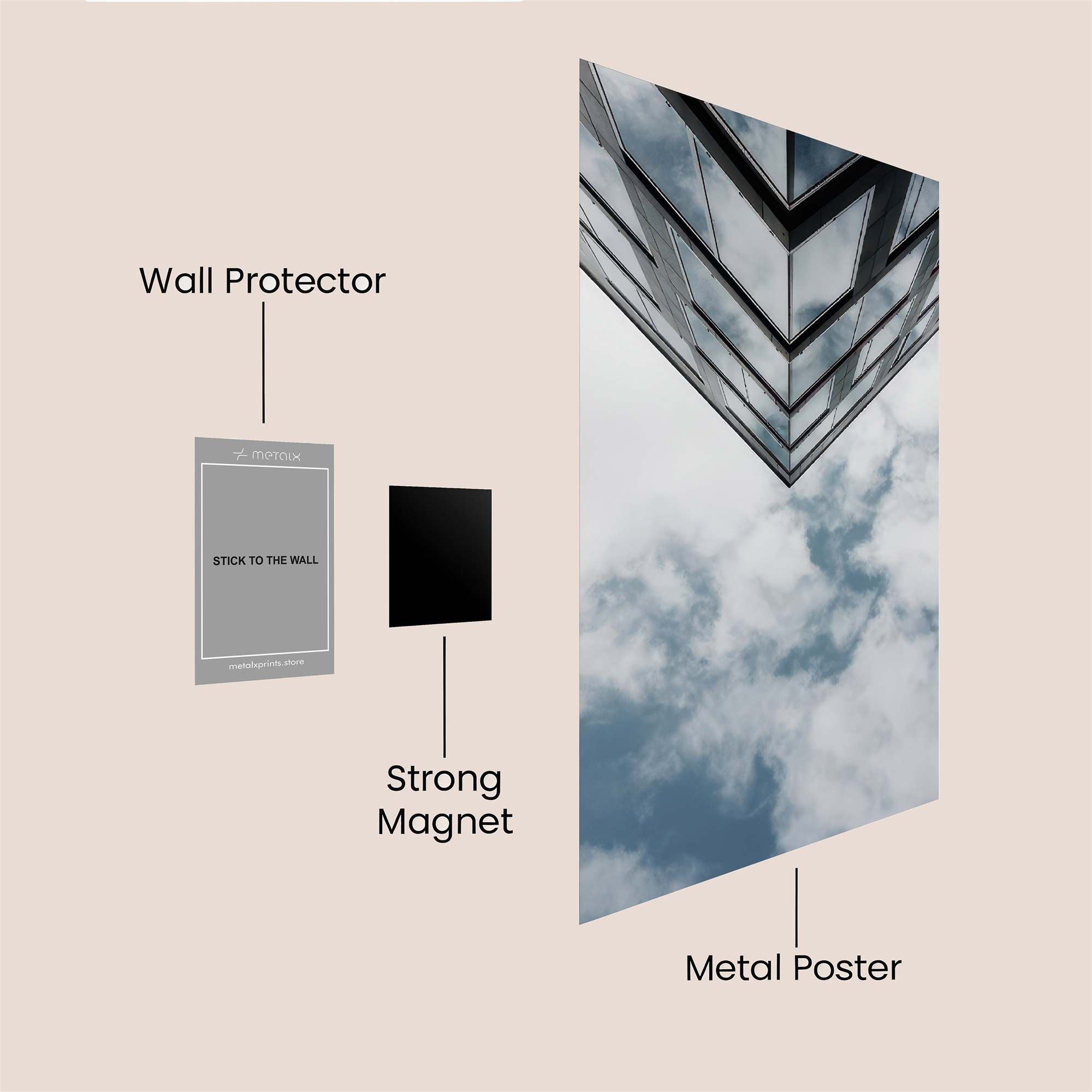 Skyward Majesty Safe Wall Magnetic / M