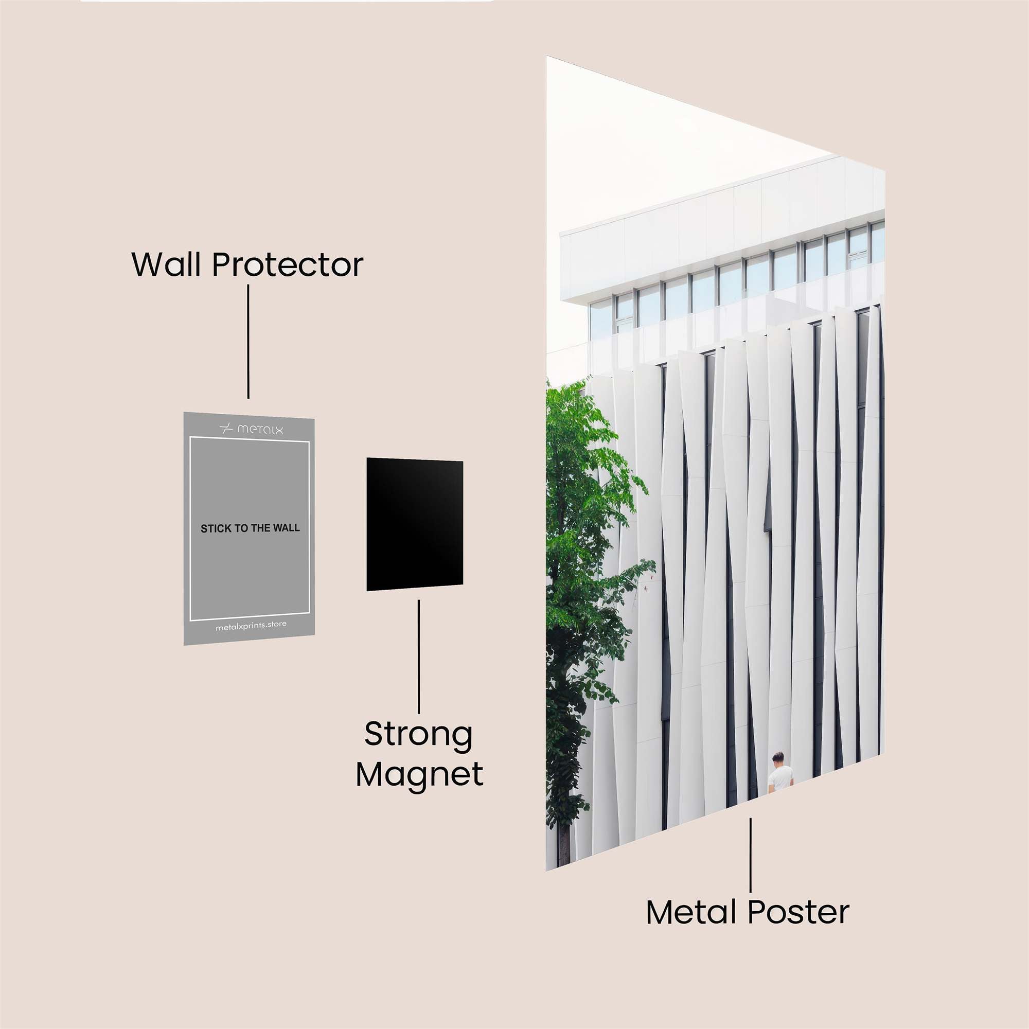 Skyline Serenity Safe Wall Magnetic / M