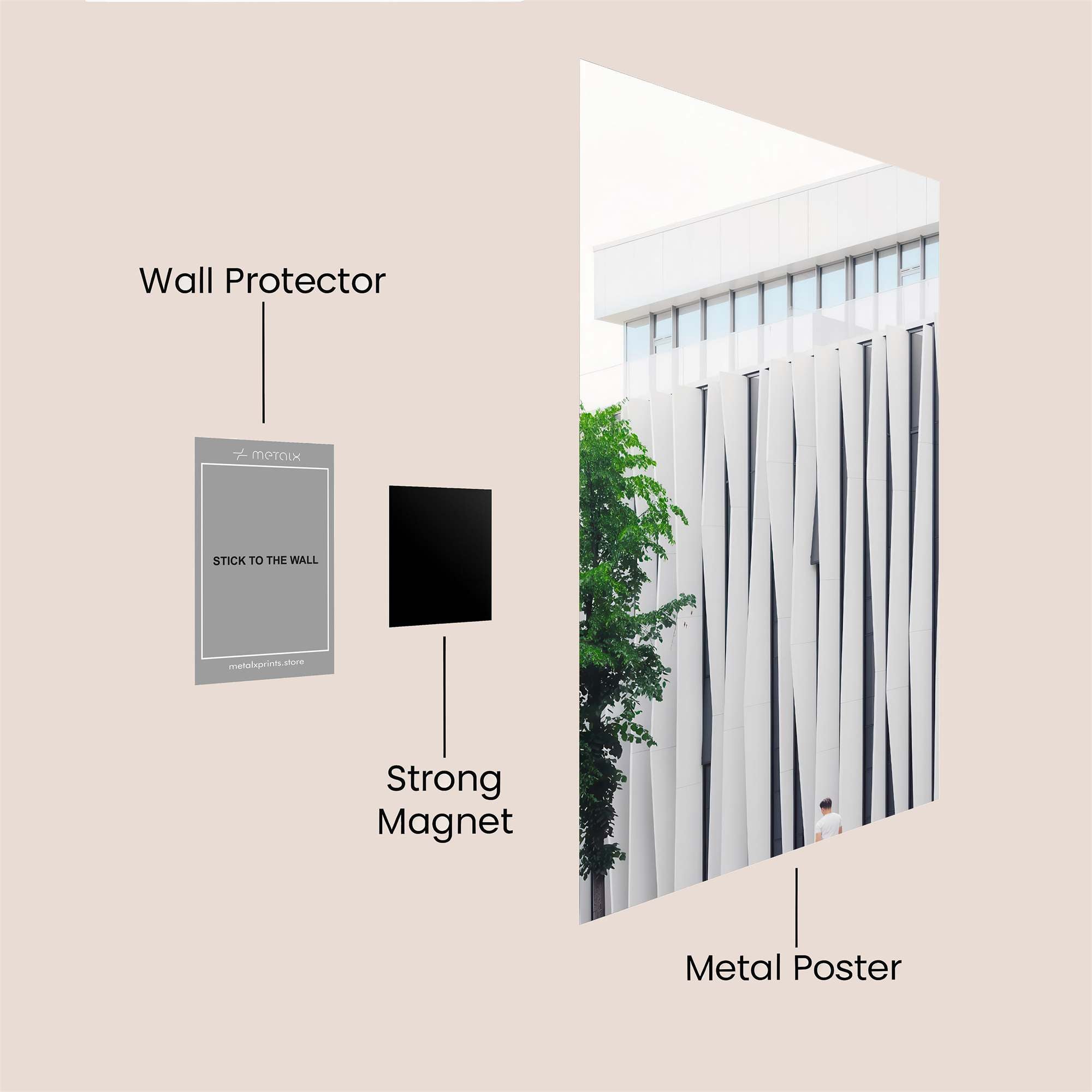 Modern Serenity Safe Wall Magnetic / M