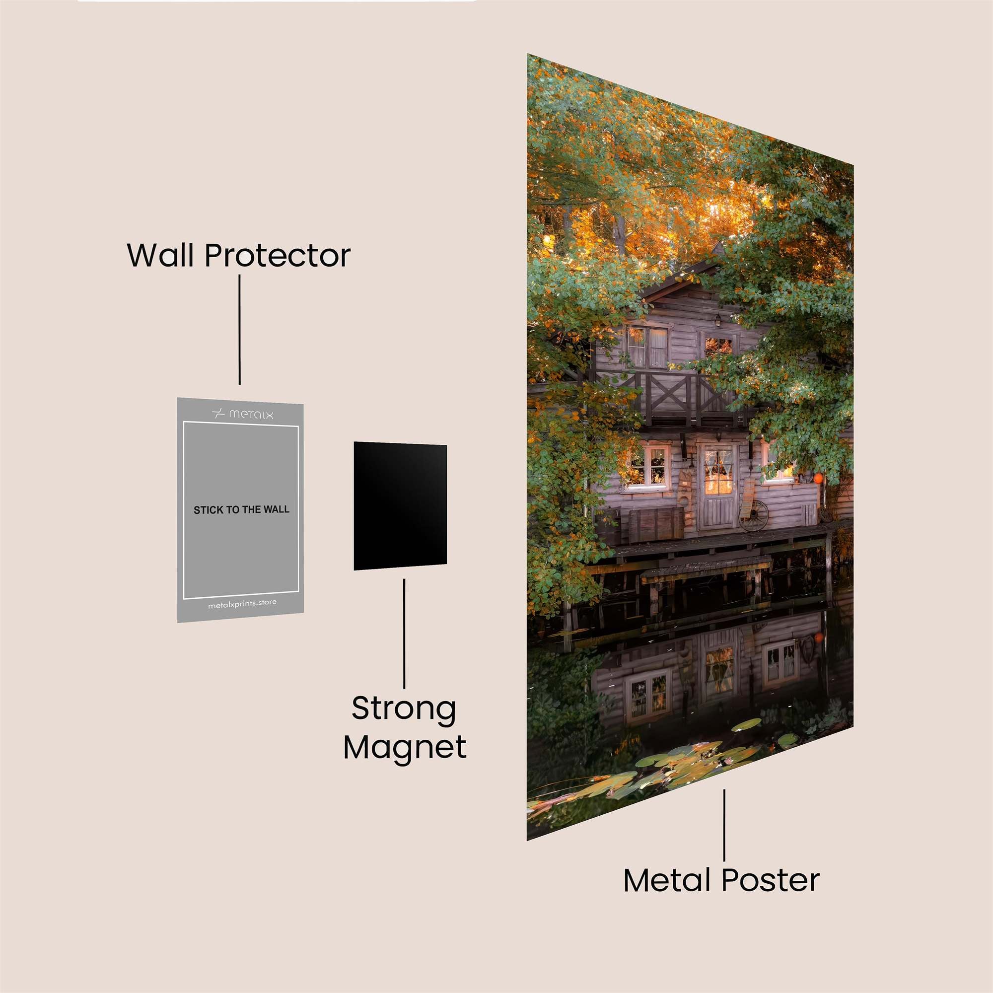 Cabin Serenity Safe Wall Magnetic / M