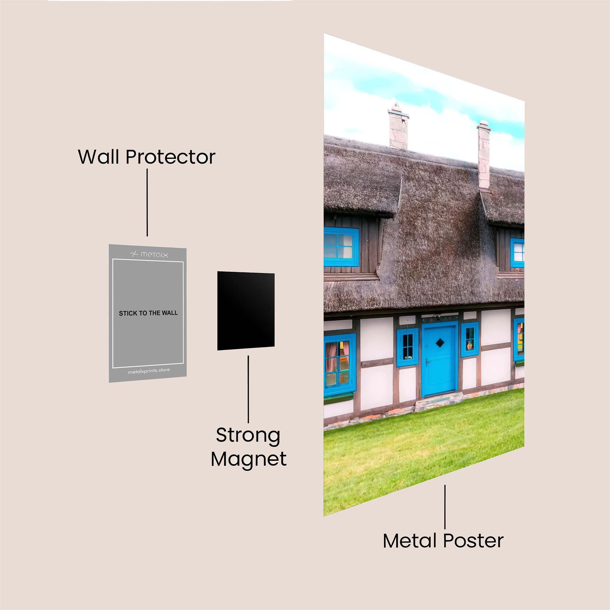 Building Solitude Safe Wall Magnetic / M