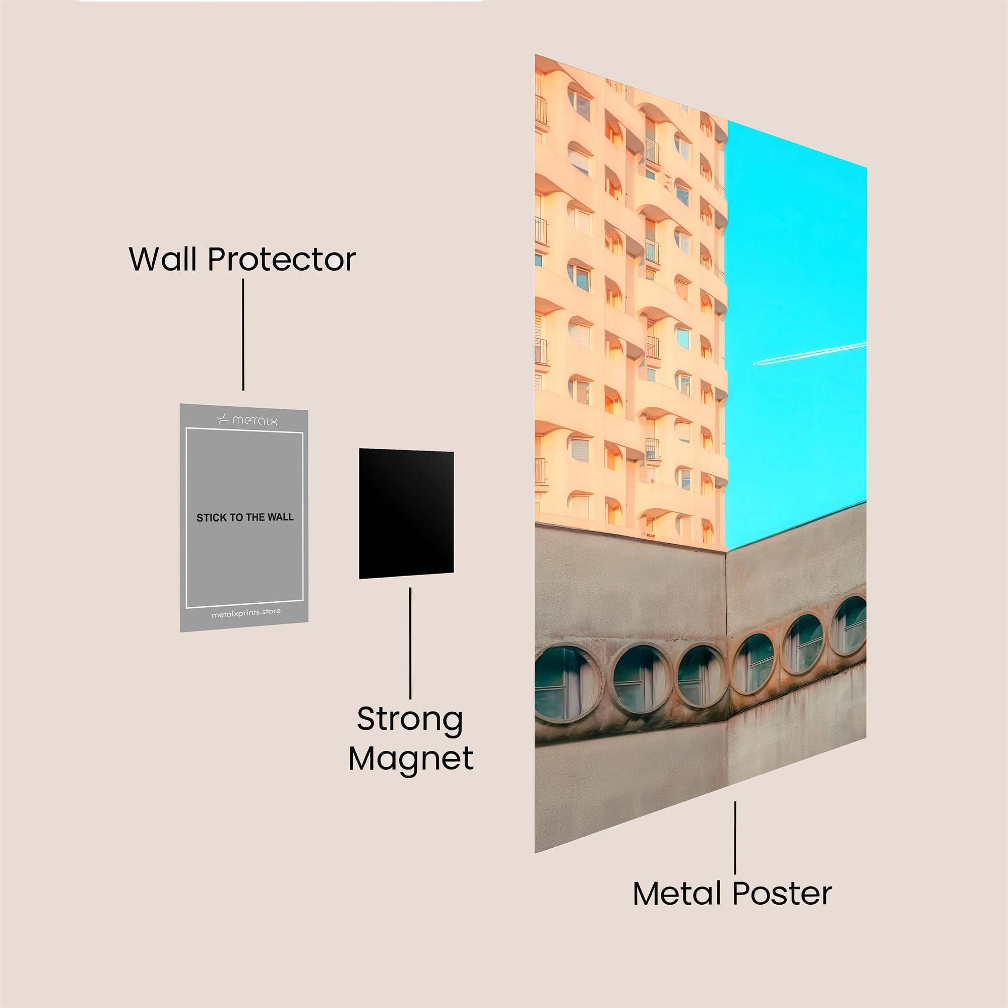 Building Serenity Safe Wall Magnetic / M