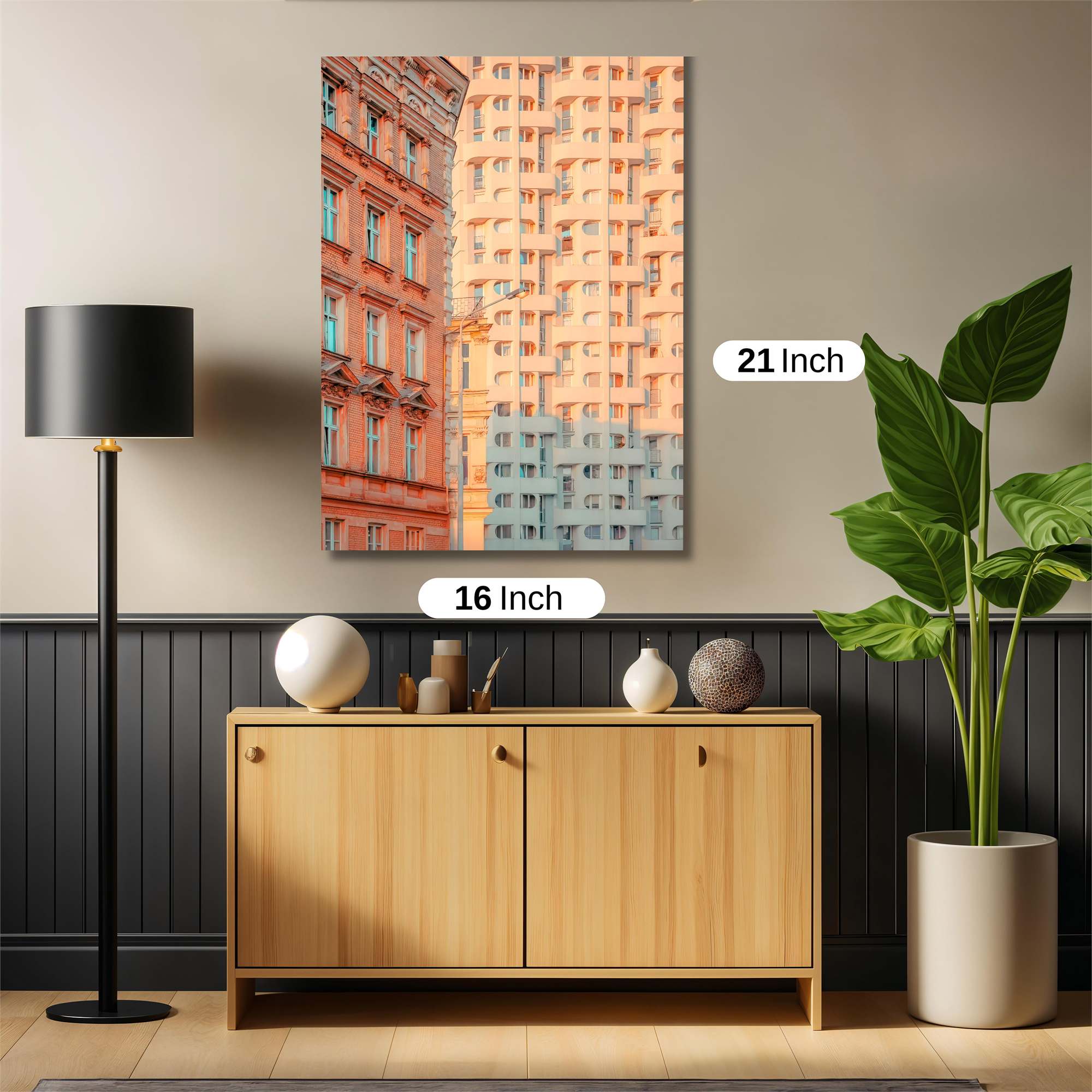 Architectural Contrast Safe Wall Magnetic / M