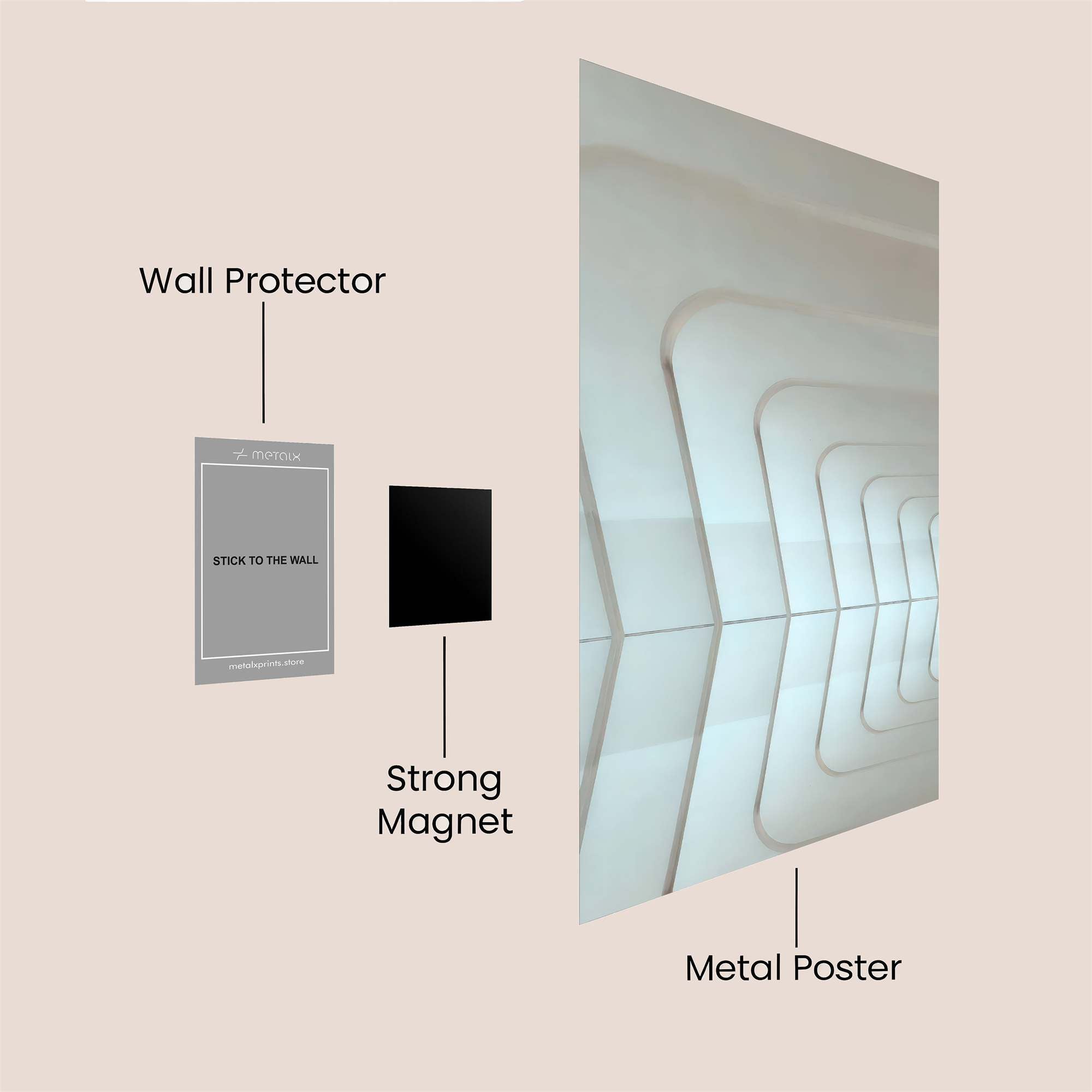 Tunnel Serenity Safe Wall Magnetic / M