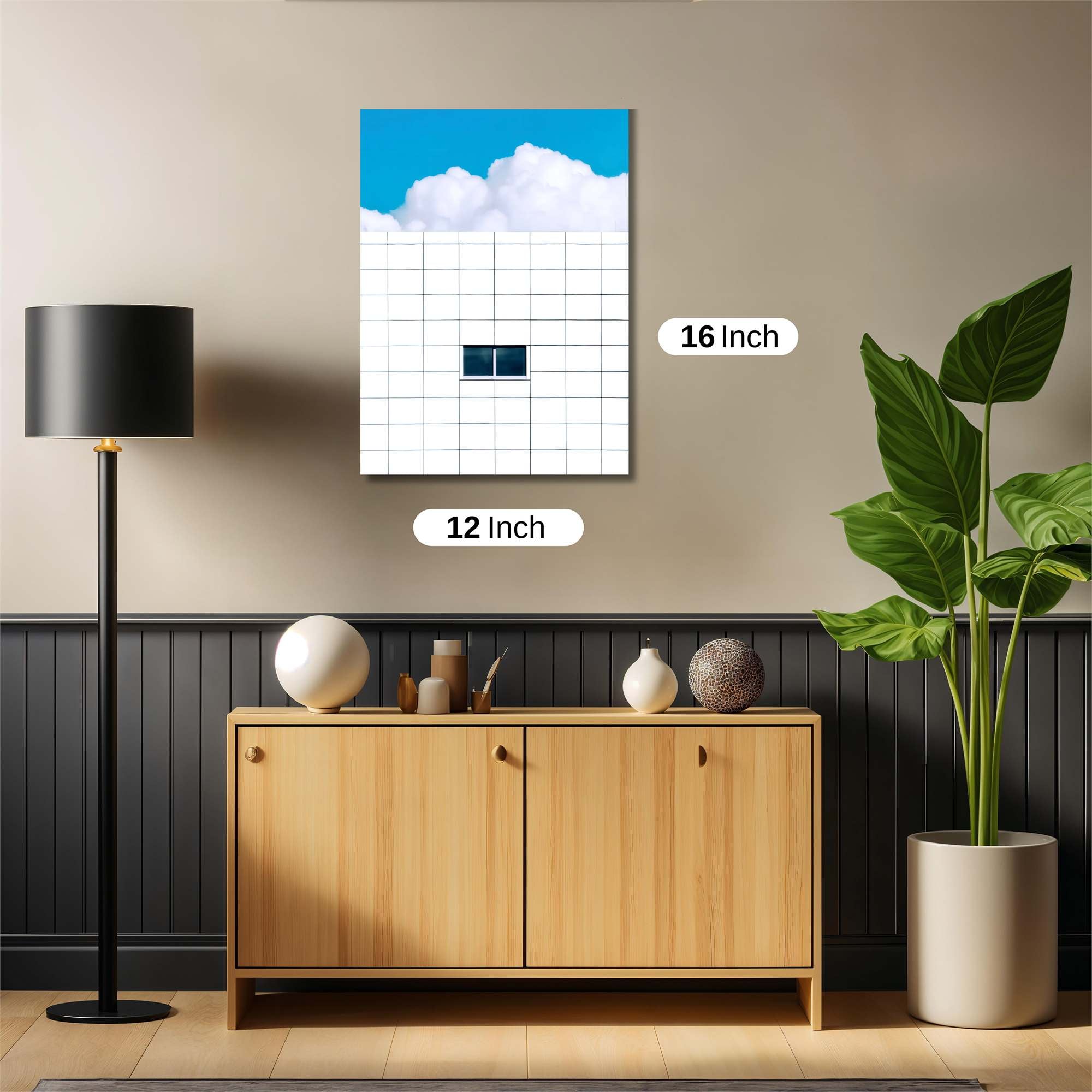 Window Solitude Safe Wall Magnetic / M