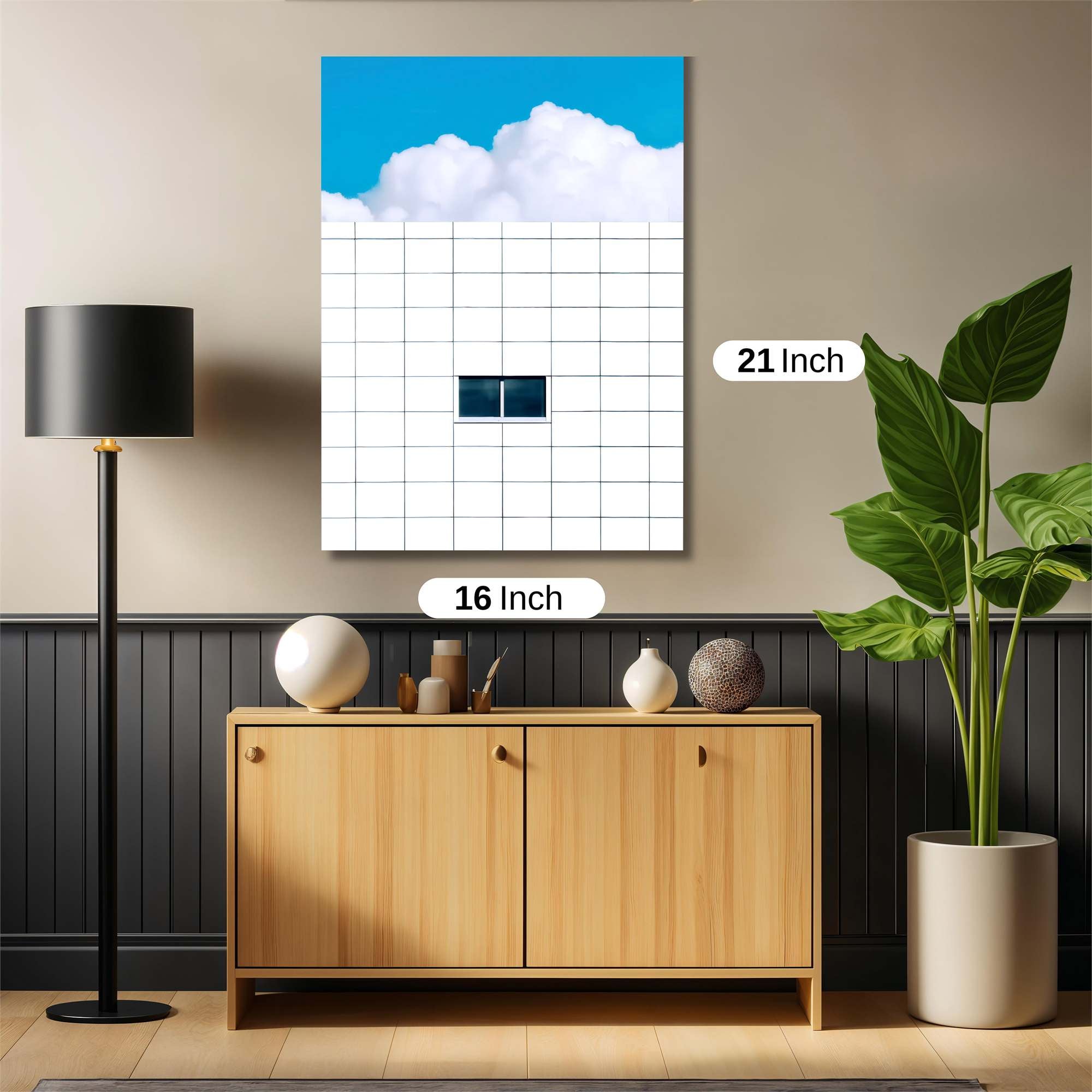 Window Solitude Safe Wall Magnetic / M