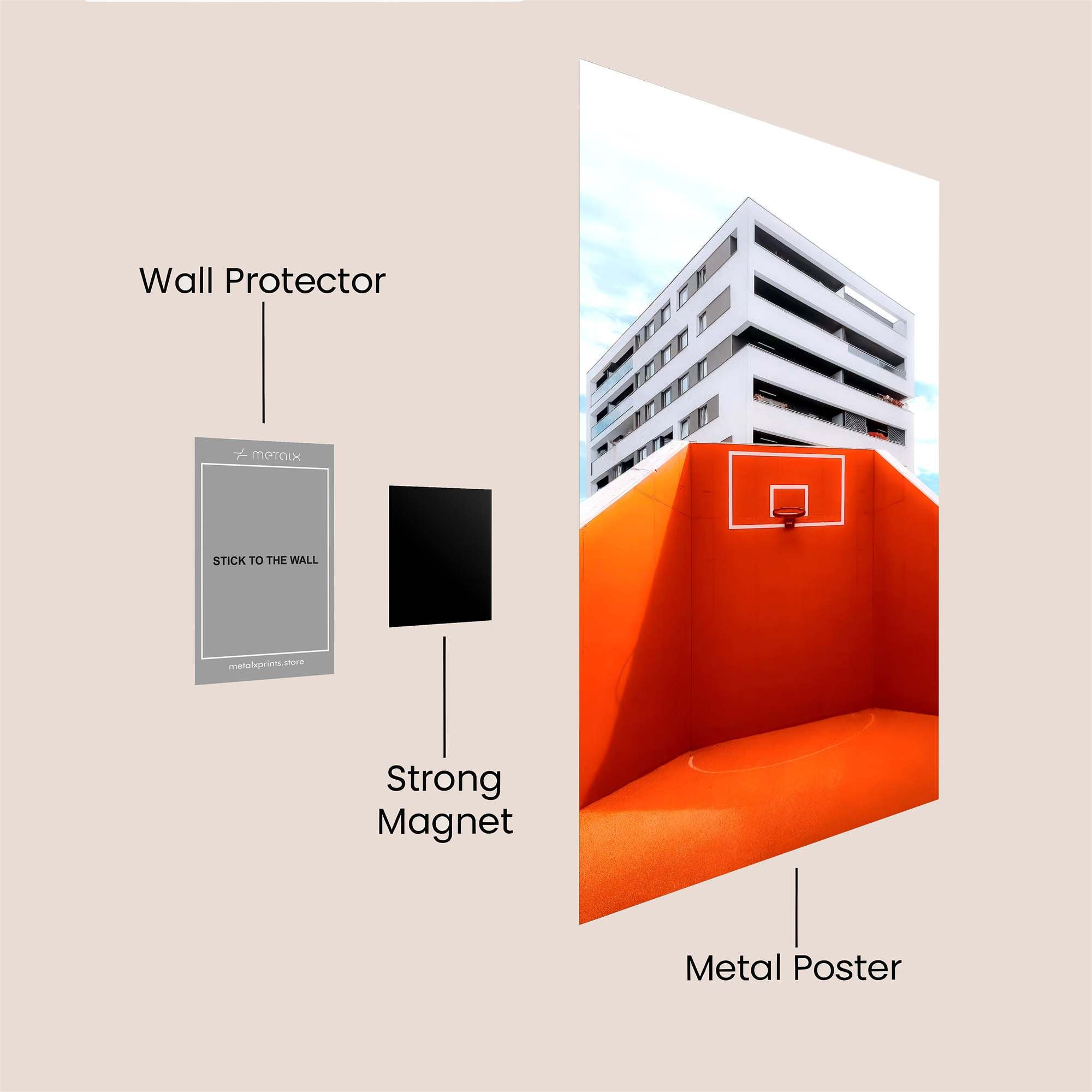 Urban Serenity Safe Wall Magnetic / M
