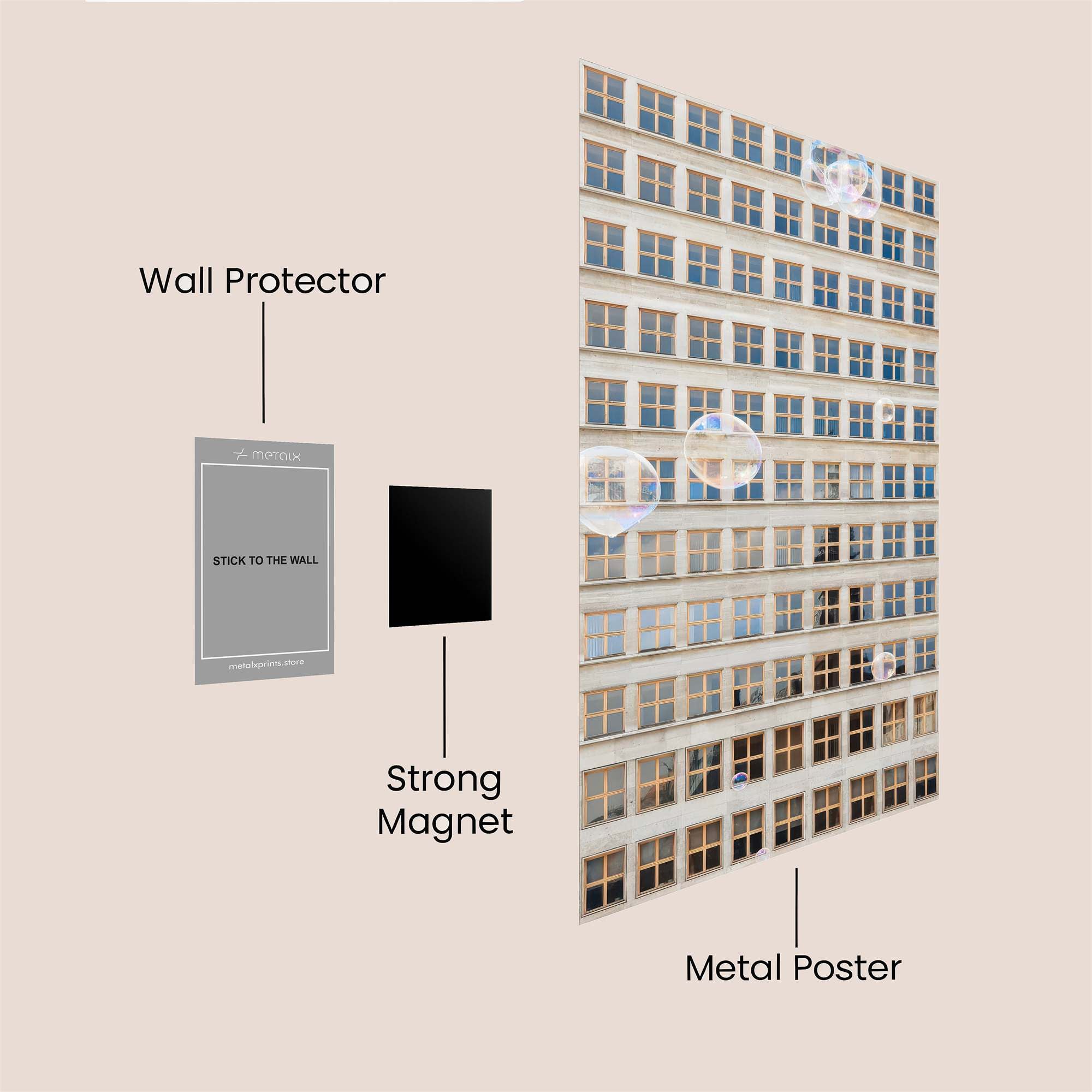 Building Whimsy Safe Wall Magnetic / M