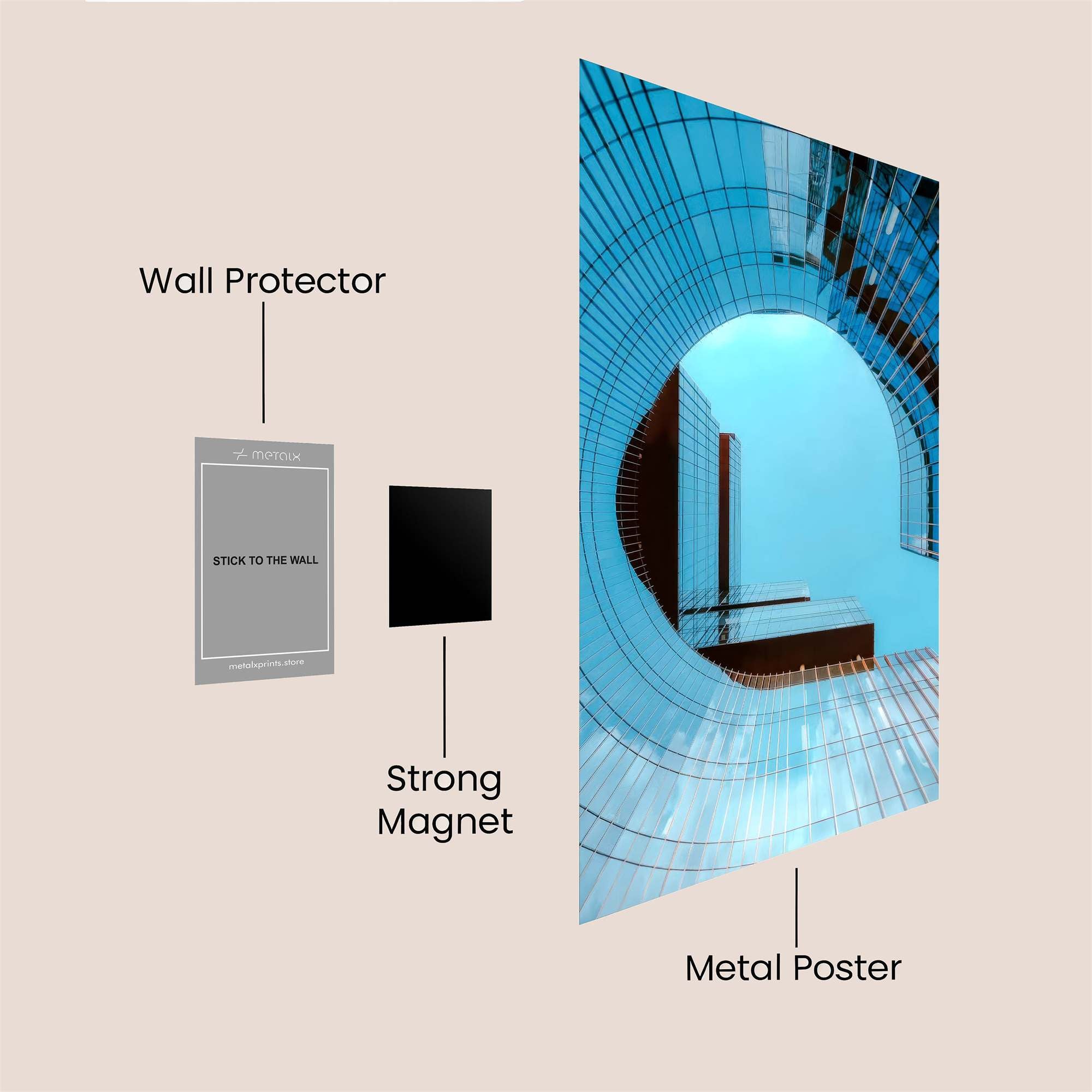 Tunnel Serenity Safe Wall Magnetic / M