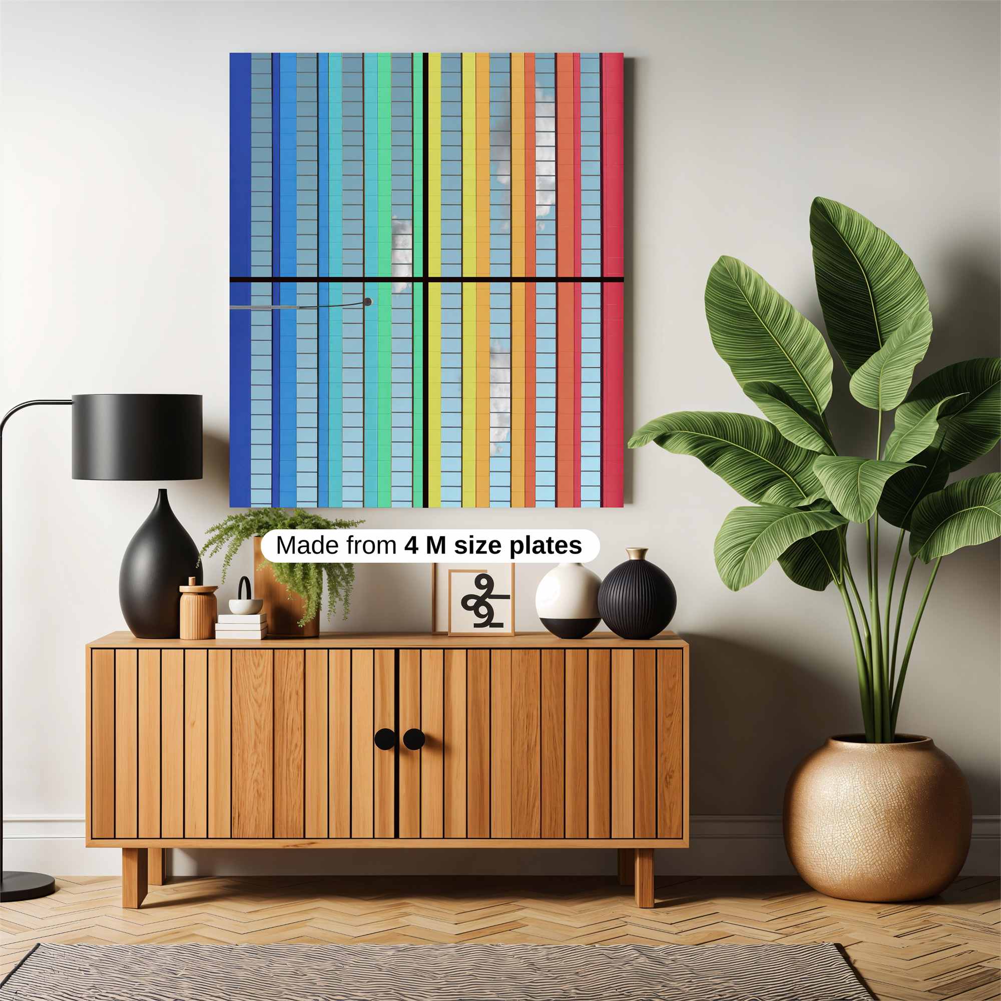 Skyscraper Serenity Safe Wall Magnetic / M