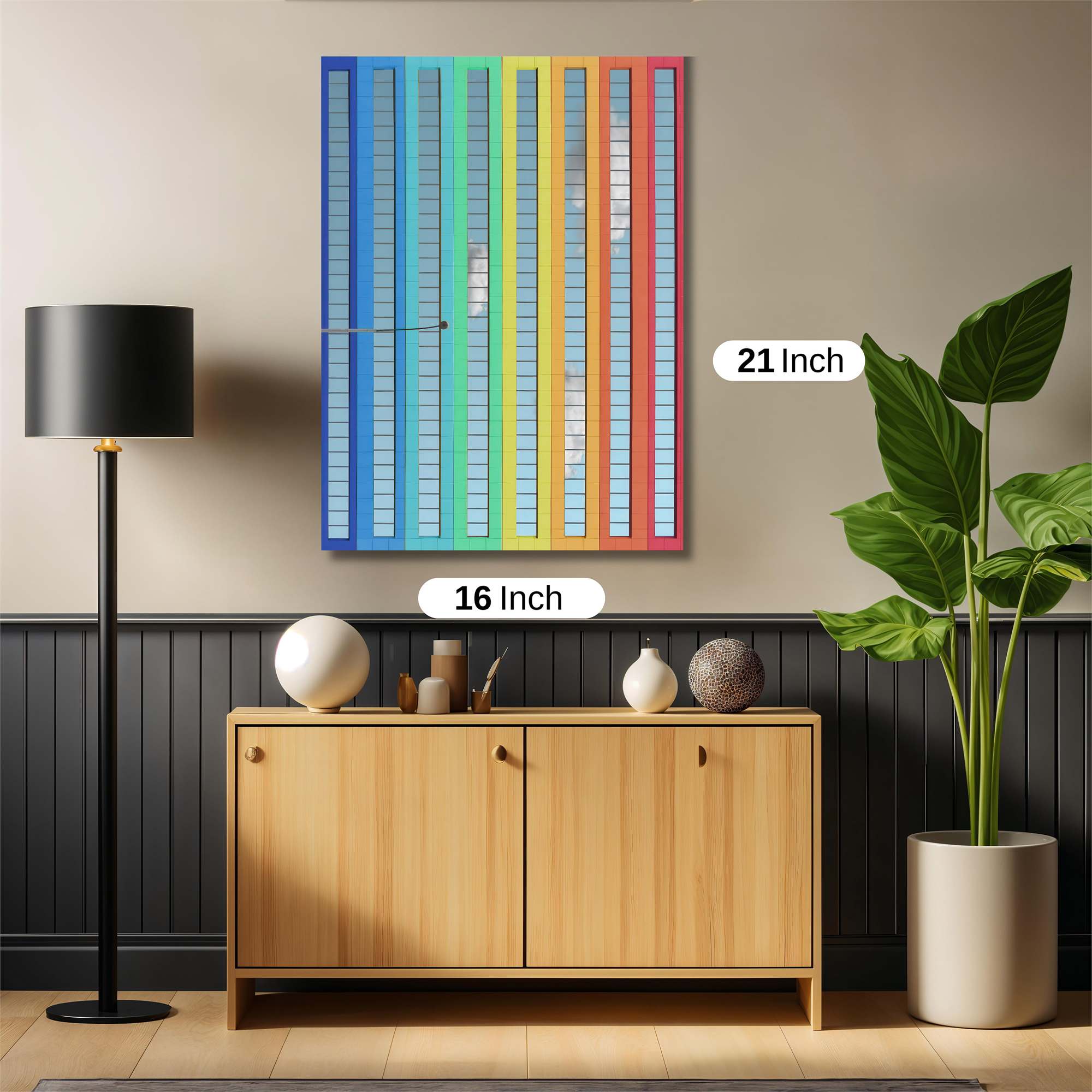 Rainbow Serenity Safe Wall Magnetic / M