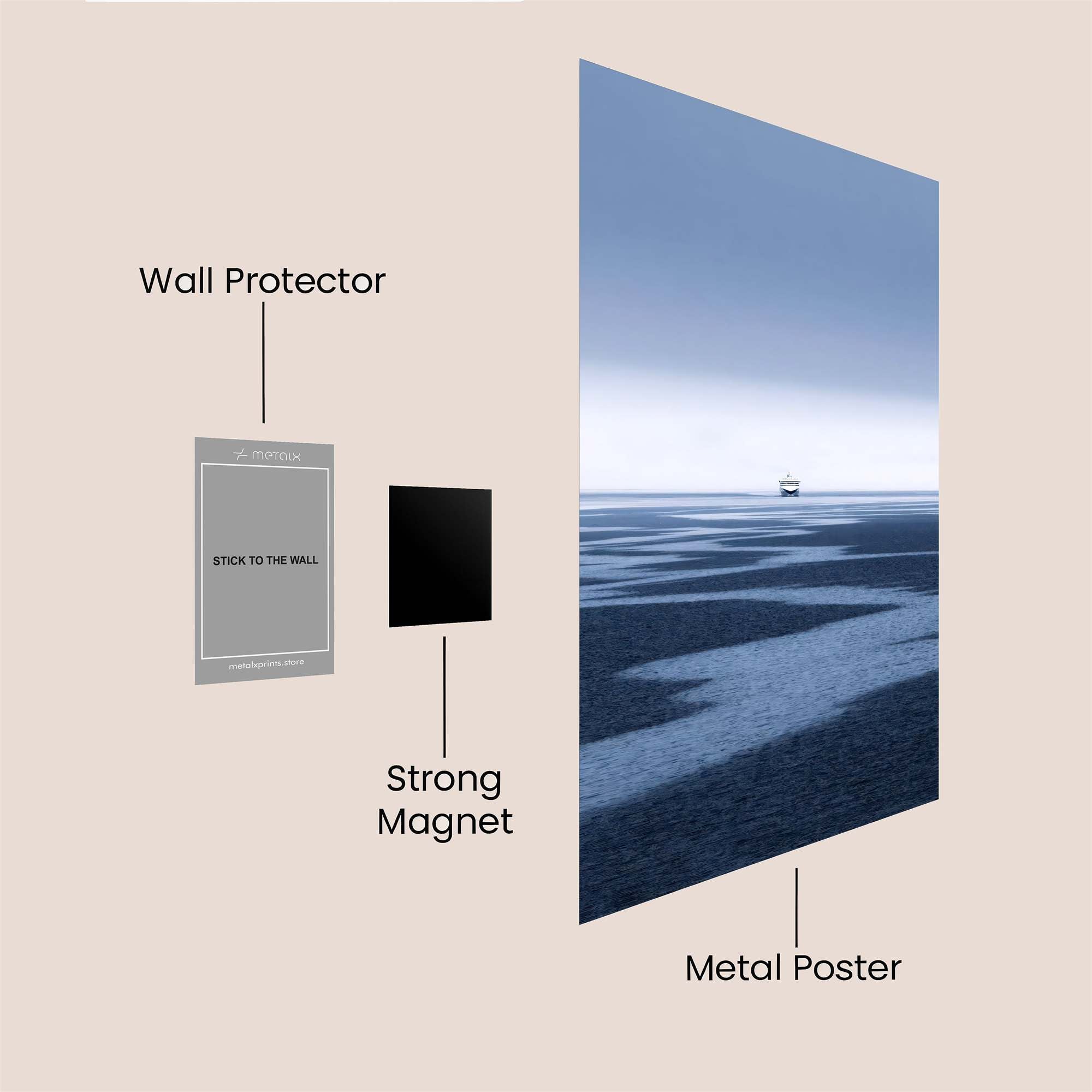 Building Serenity Safe Wall Magnetic / M