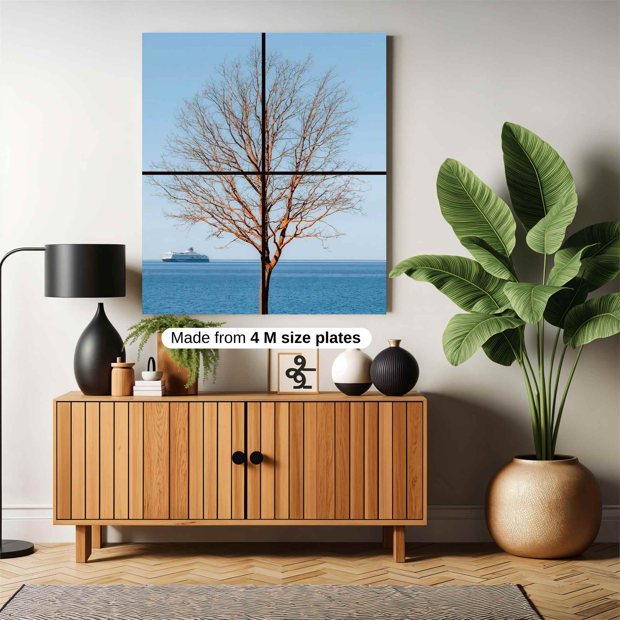 Tree Solitude Safe Wall Magnetic / M