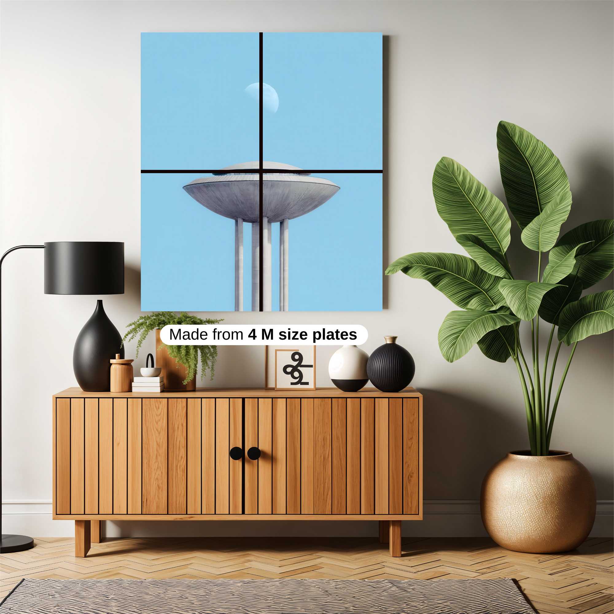 Moonlit Tower Safe Wall Magnetic / M