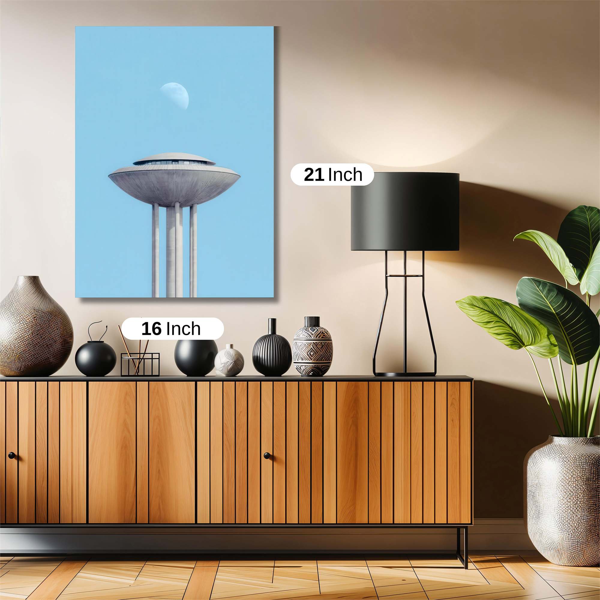 Moonlit Tower Safe Wall Magnetic / M