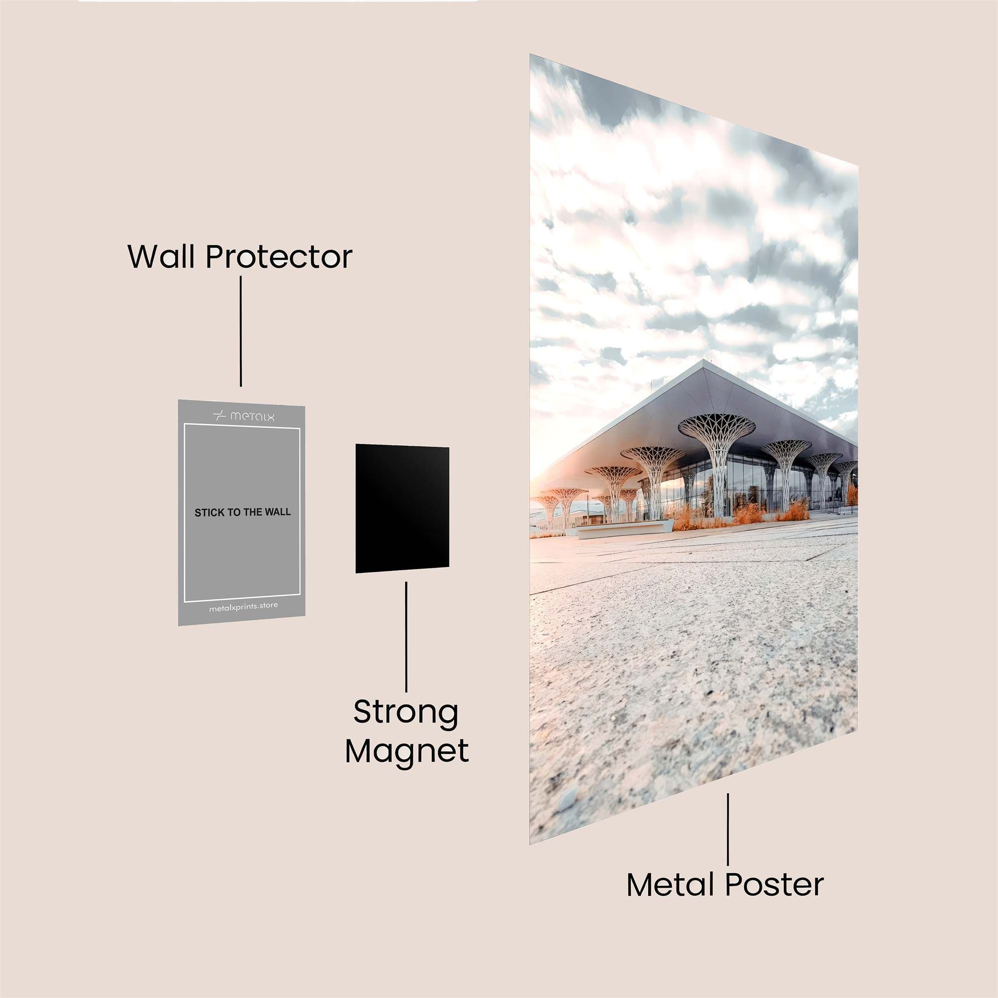 Pavilion Dawn Safe Wall Magnetic / M