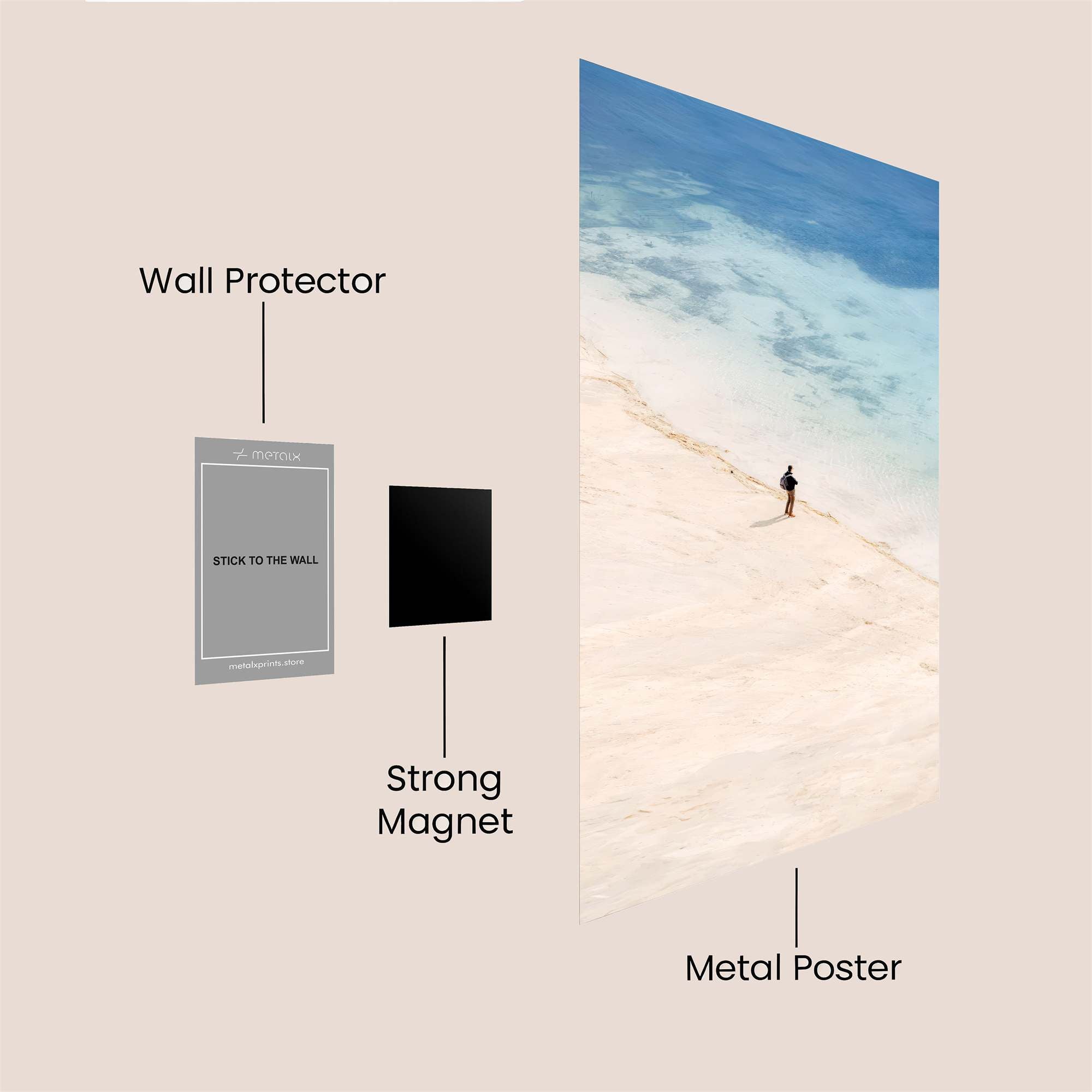 Solitude Serenity Safe Wall Magnetic / M