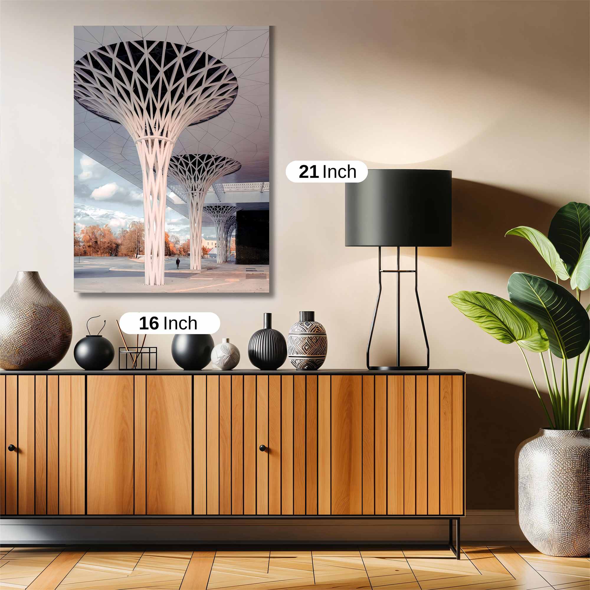 Futuristic Elegance Safe Wall Magnetic / M