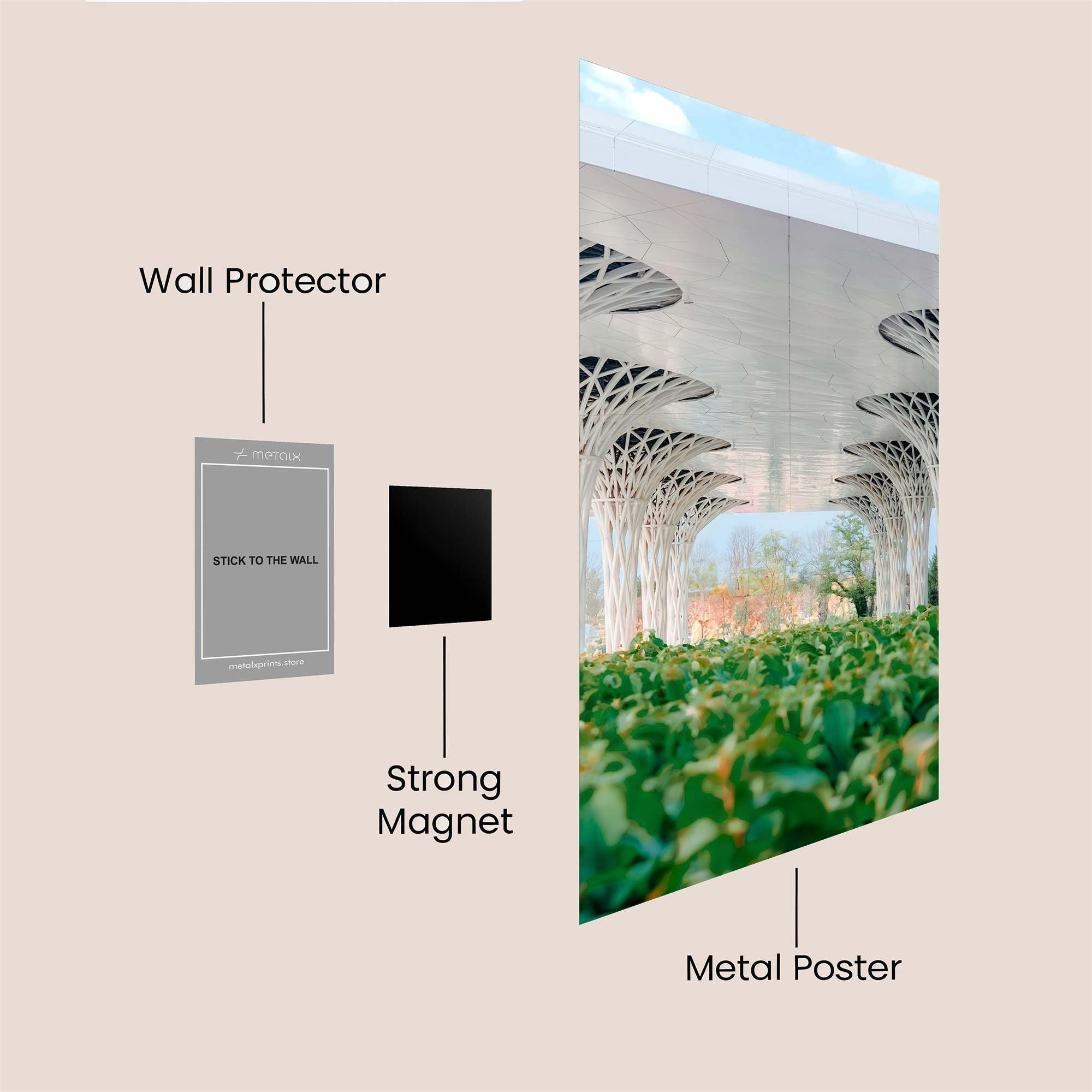 Arboreal Serenity Safe Wall Magnetic / M