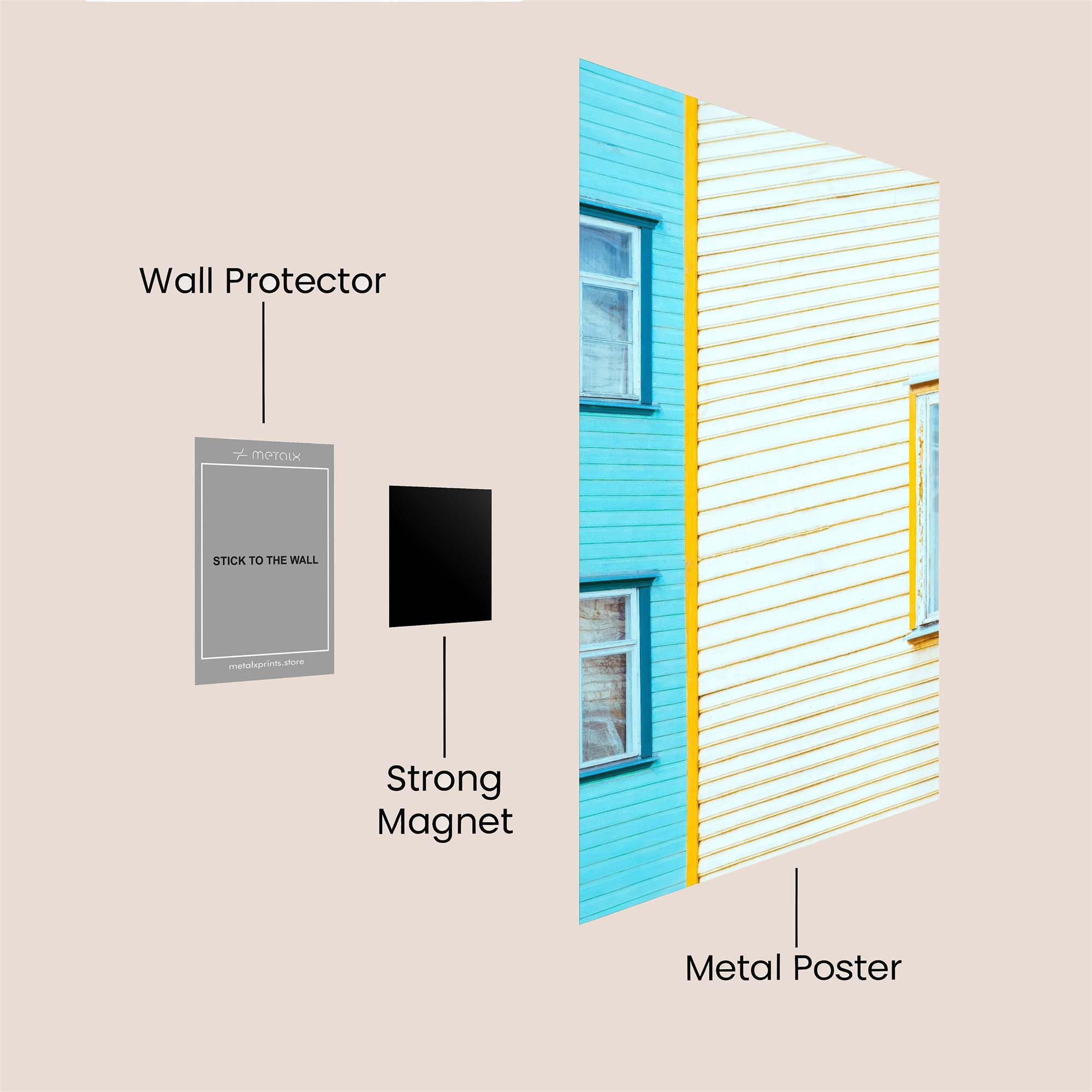 Facade Harmony Safe Wall Magnetic / M