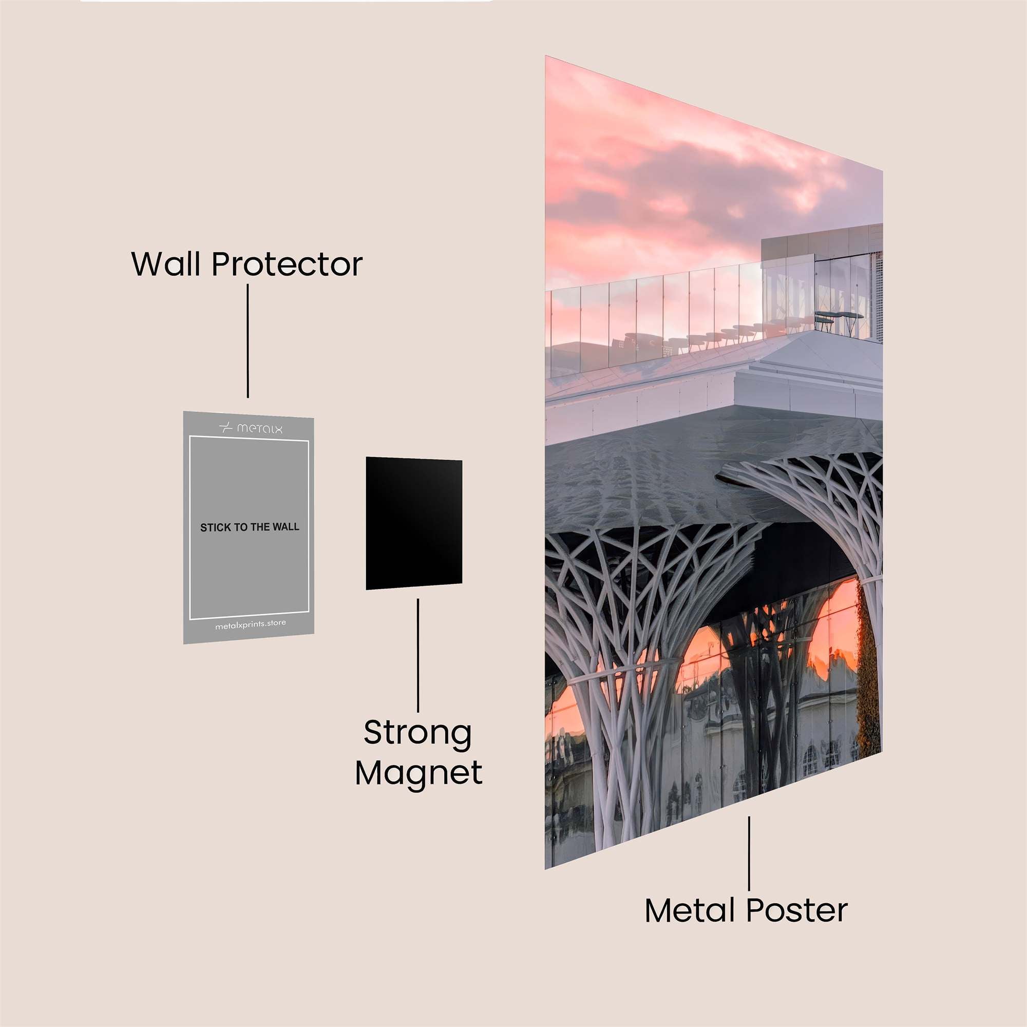 Skyward Serenity Safe Wall Magnetic / M