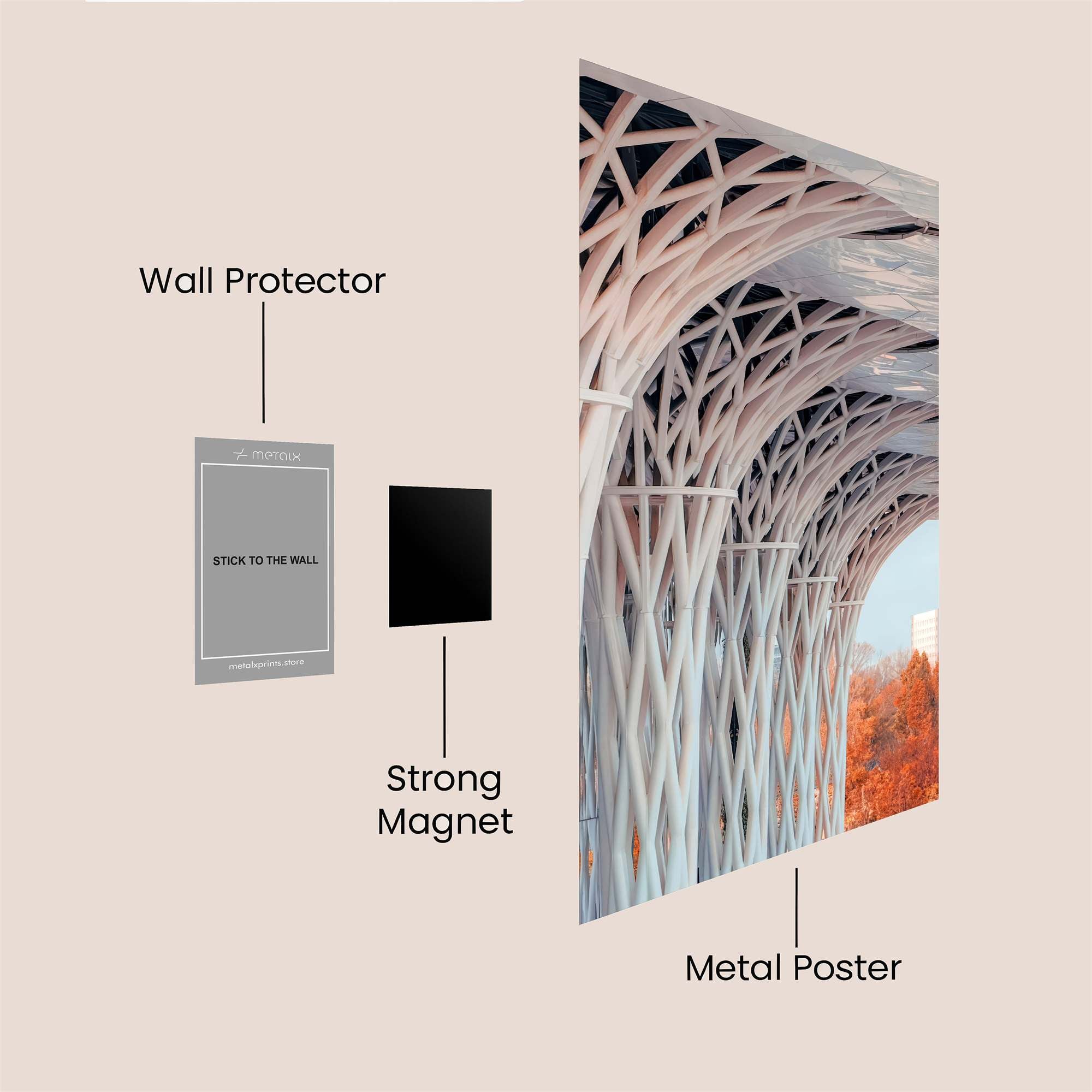 Arboreal Elegance Safe Wall Magnetic / M