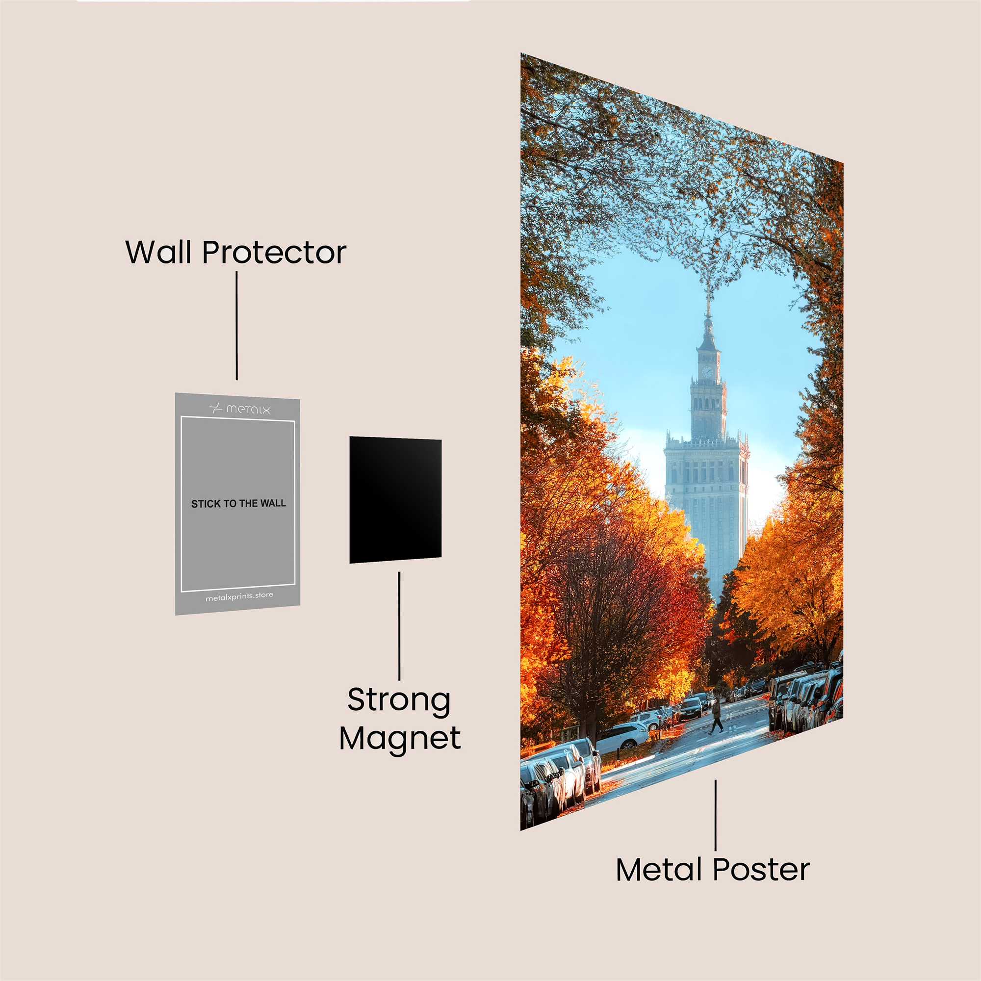 Campanile Serene Safe Wall Magnetic / M