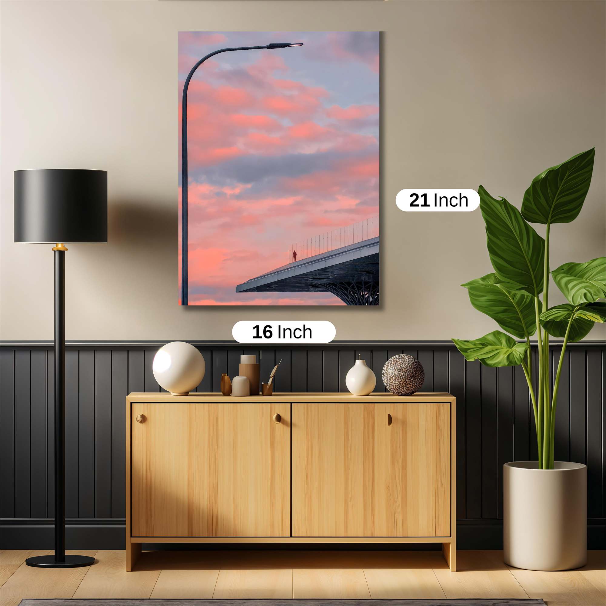 Silhouette Serenity Safe Wall Magnetic / M