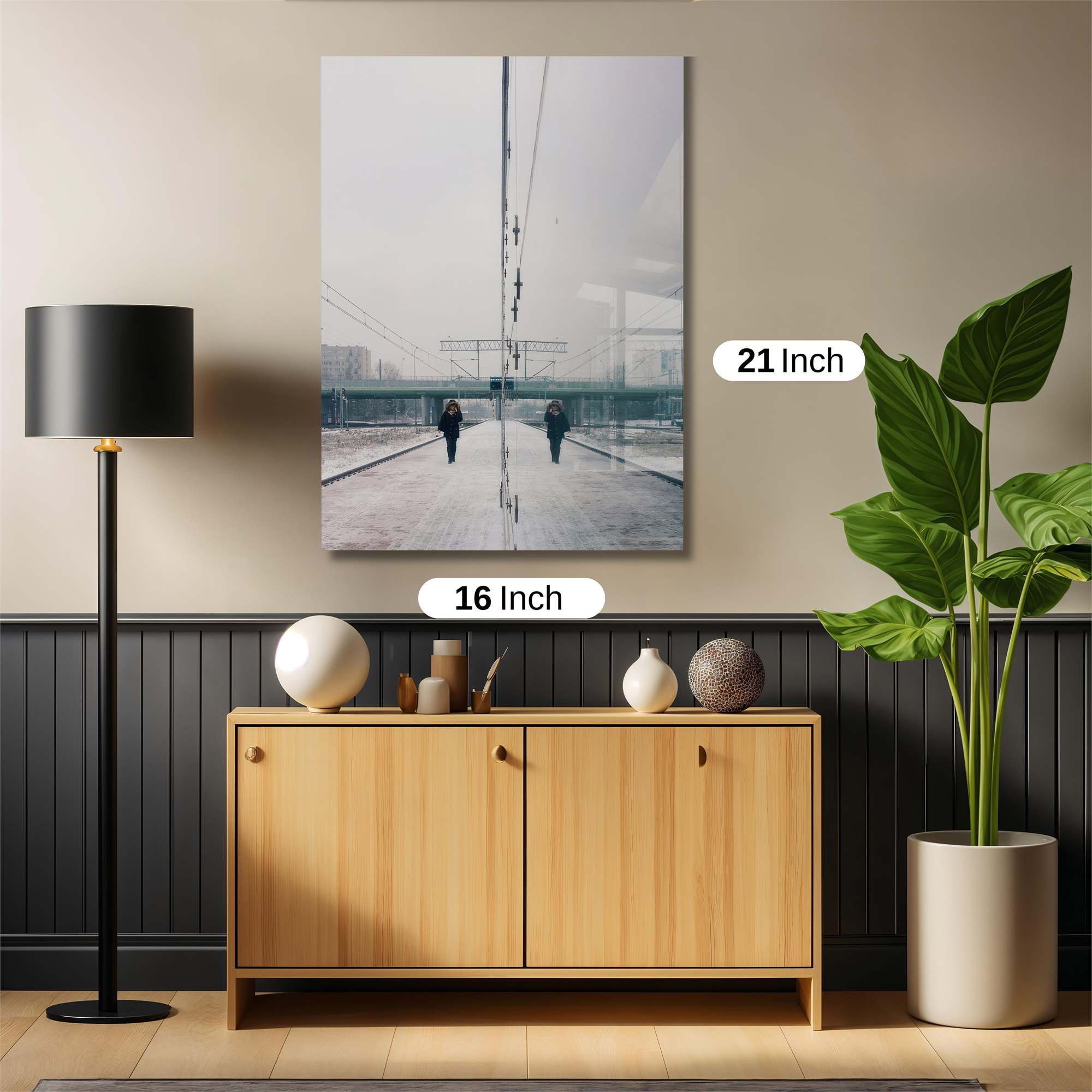 Winter Reflection Safe Wall Magnetic / M