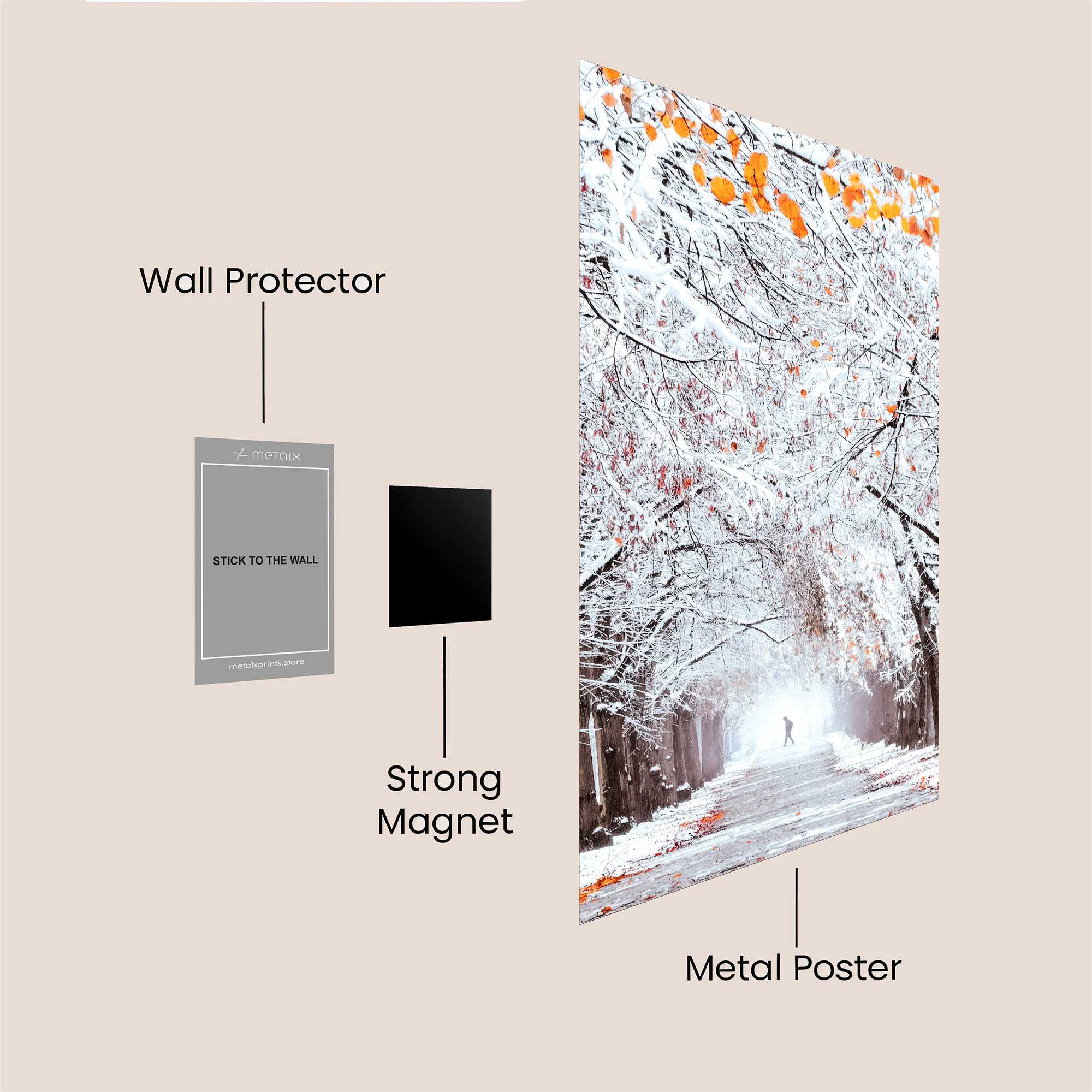 Winter Serenity Safe Wall Magnetic / M