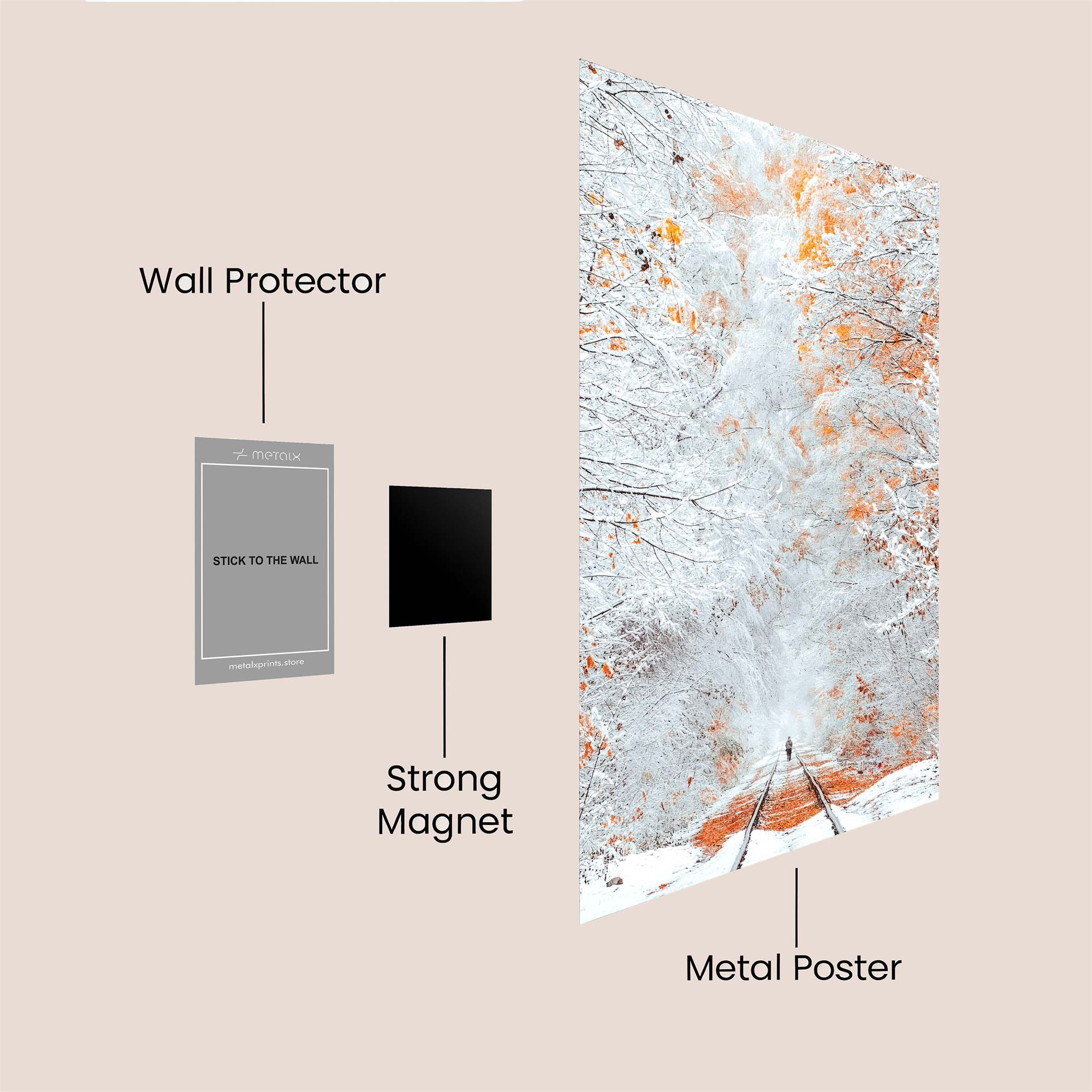 Journey Serene Safe Wall Magnetic / M