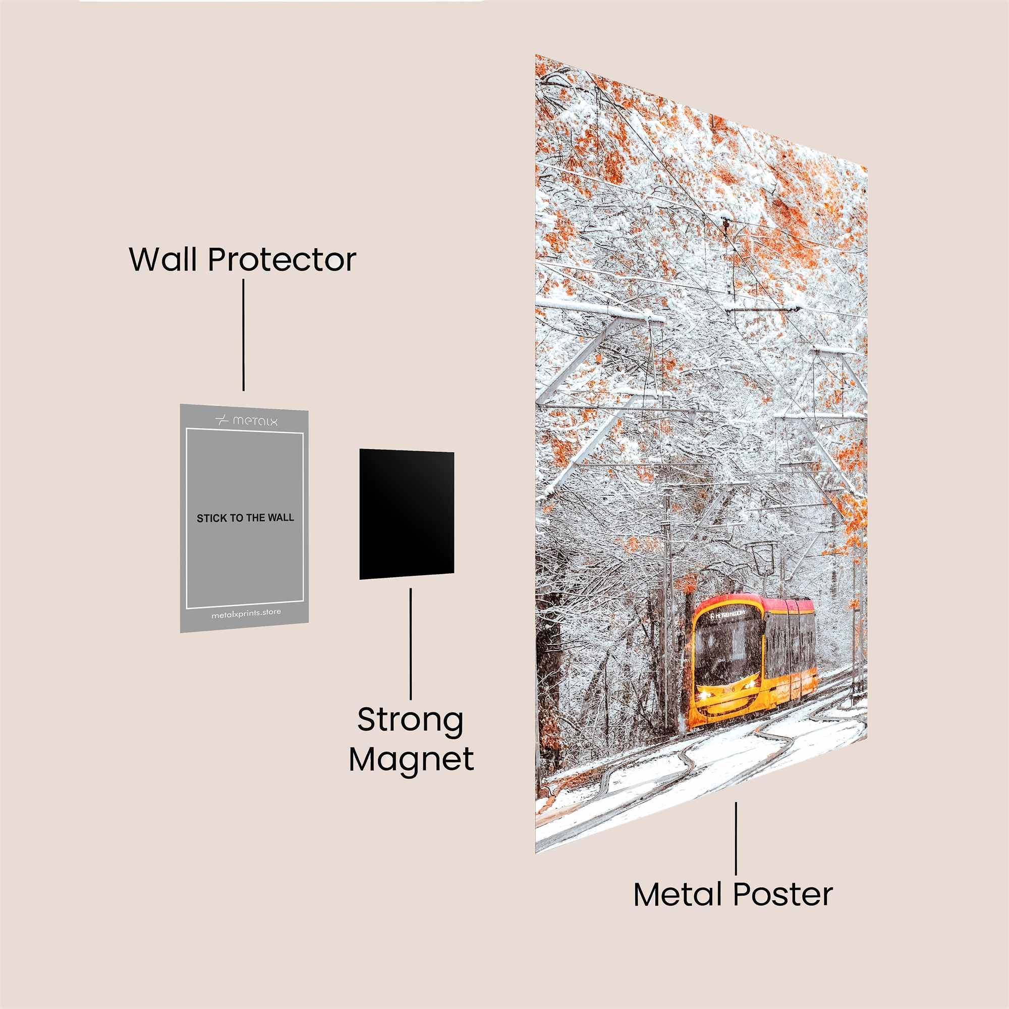 Tram Serenity Safe Wall Magnetic / M