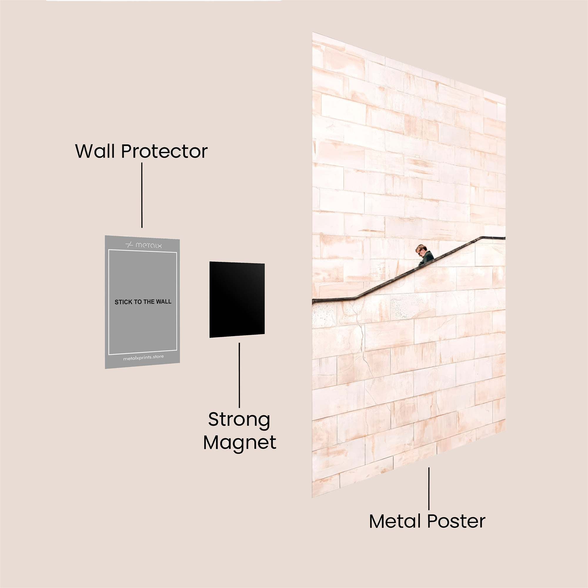 Ascent Serene Safe Wall Magnetic / M