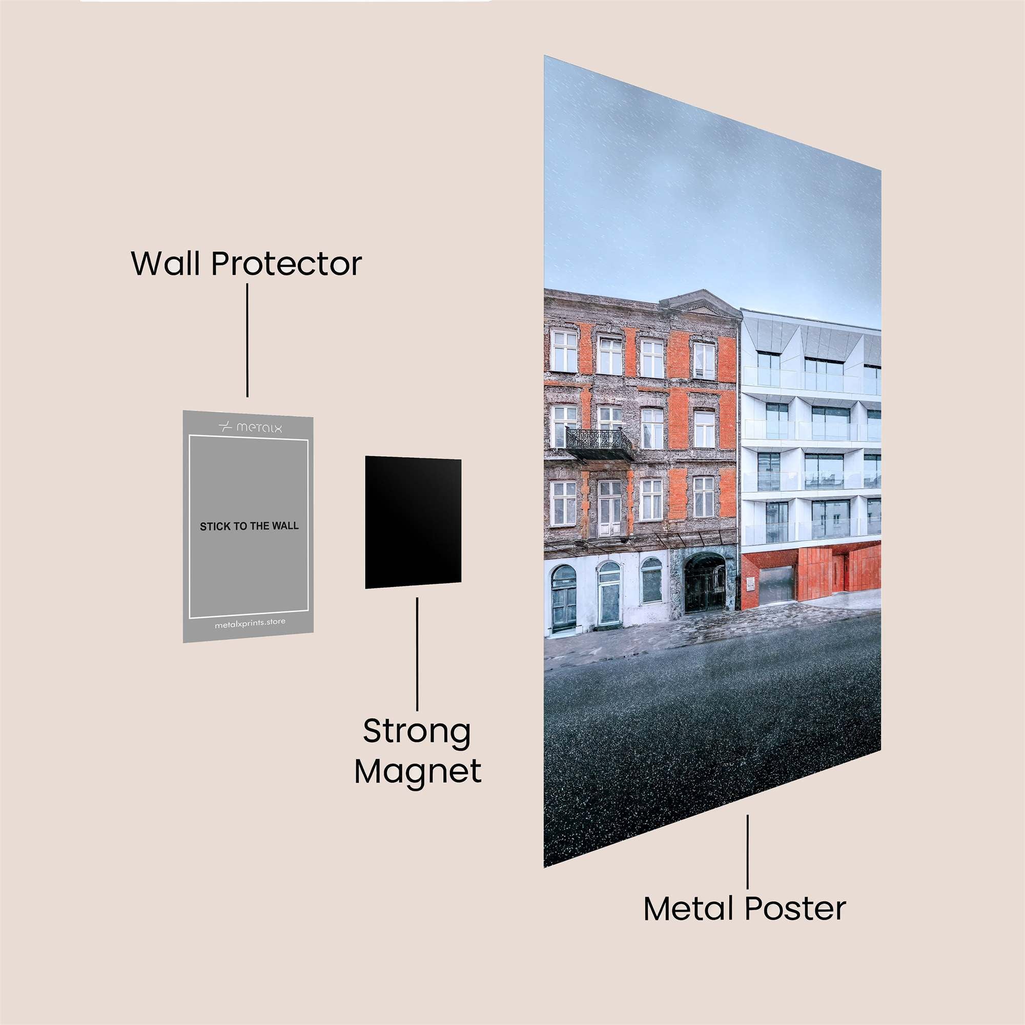 Facade Fusion Safe Wall Magnetic / M