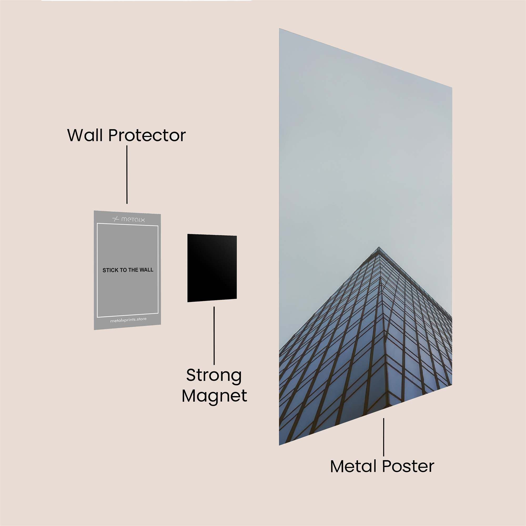 Skyward Serenity Safe Wall Magnetic / M