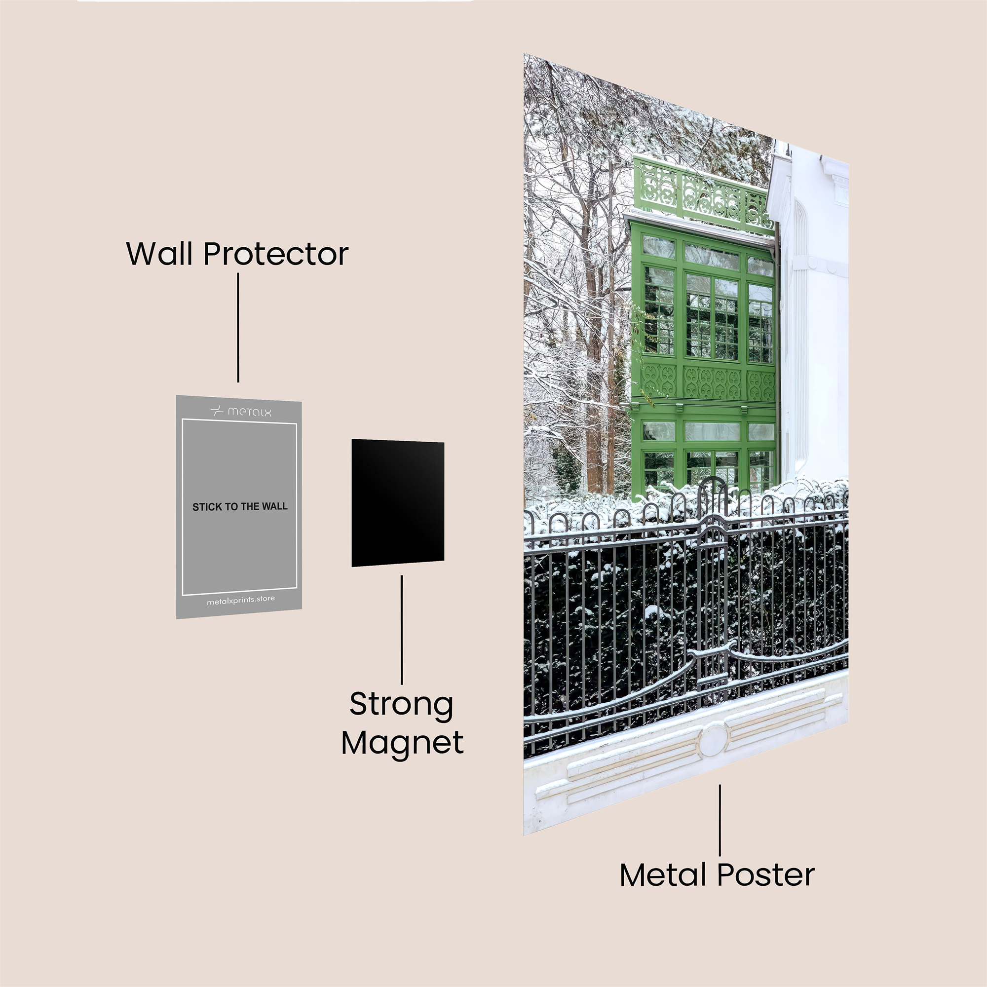 Winter Serenity Safe Wall Magnetic / M