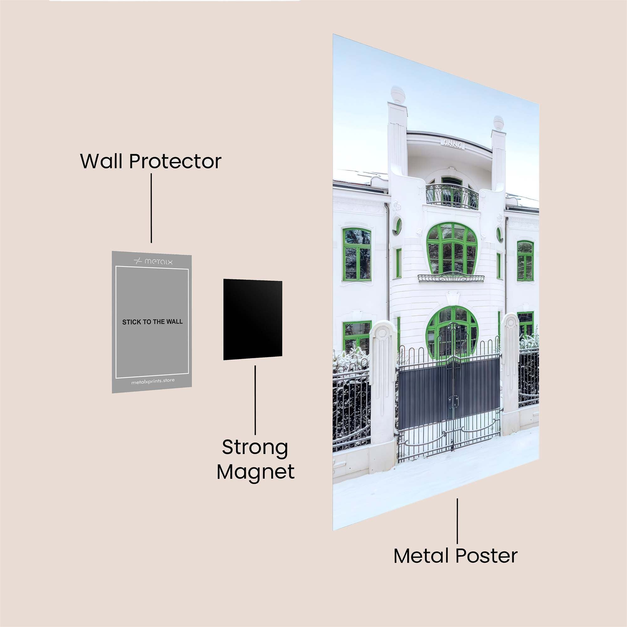 Villa Serenity Safe Wall Magnetic / M