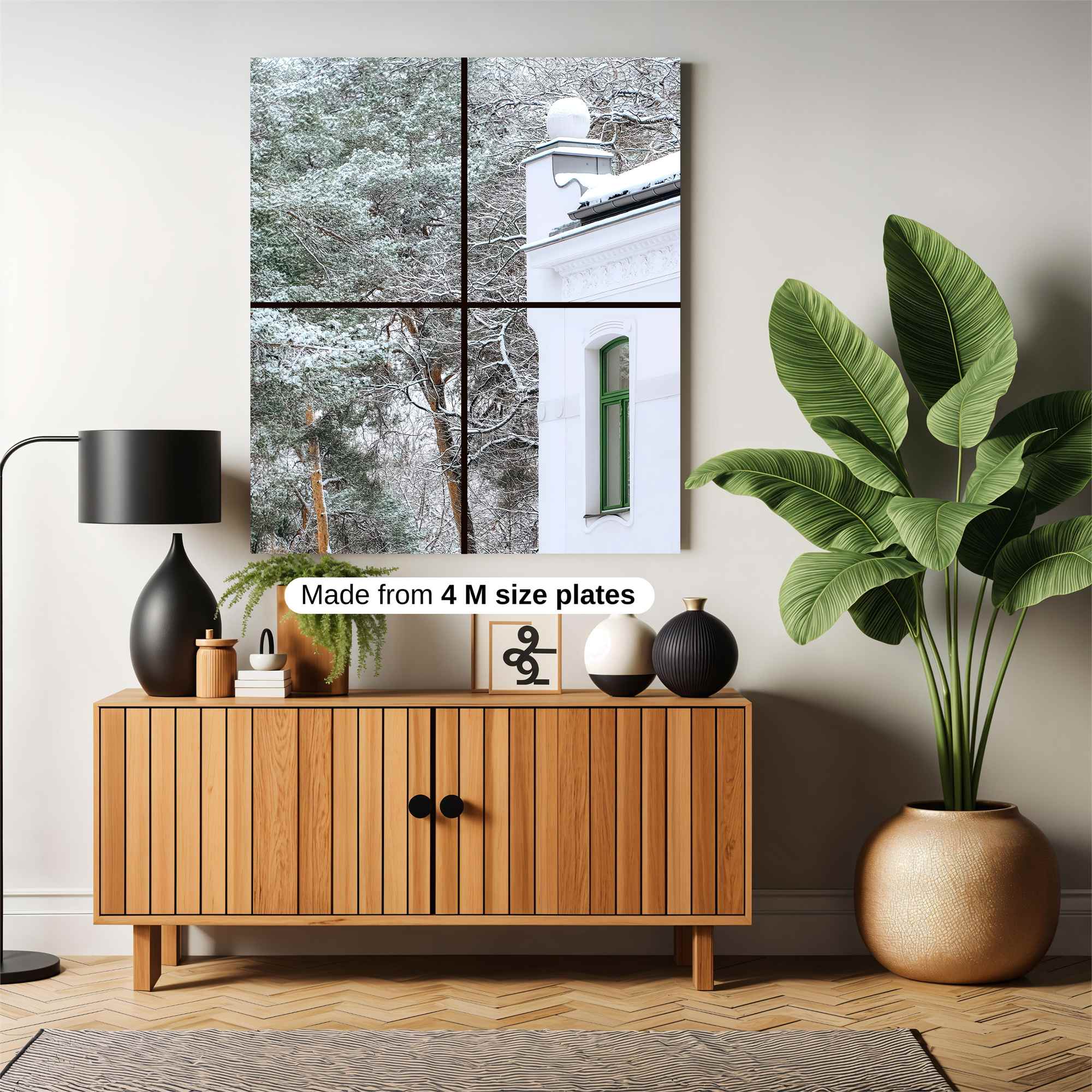 Snowy Tranquility Safe Wall Magnetic / M