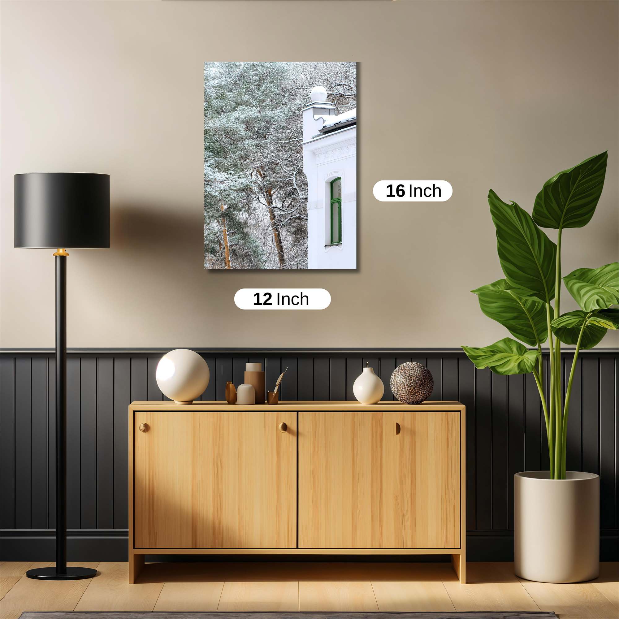 Snowy Tranquility Safe Wall Magnetic / M