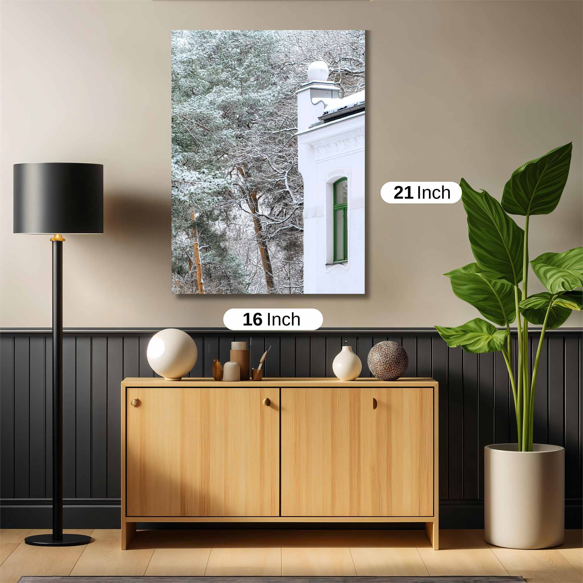 Snowy Tranquility Safe Wall Magnetic / M