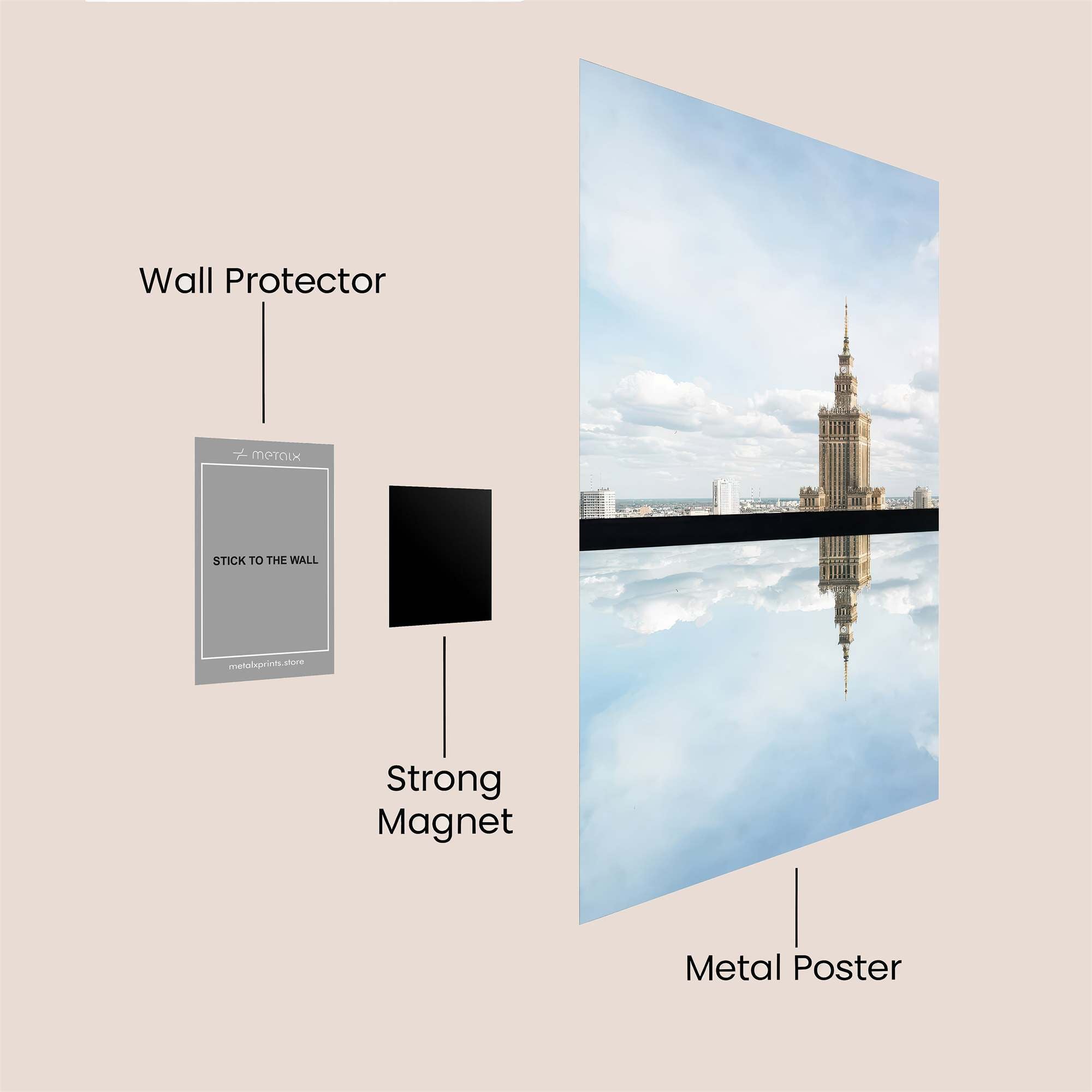 Palace Serenity Safe Wall Magnetic / M