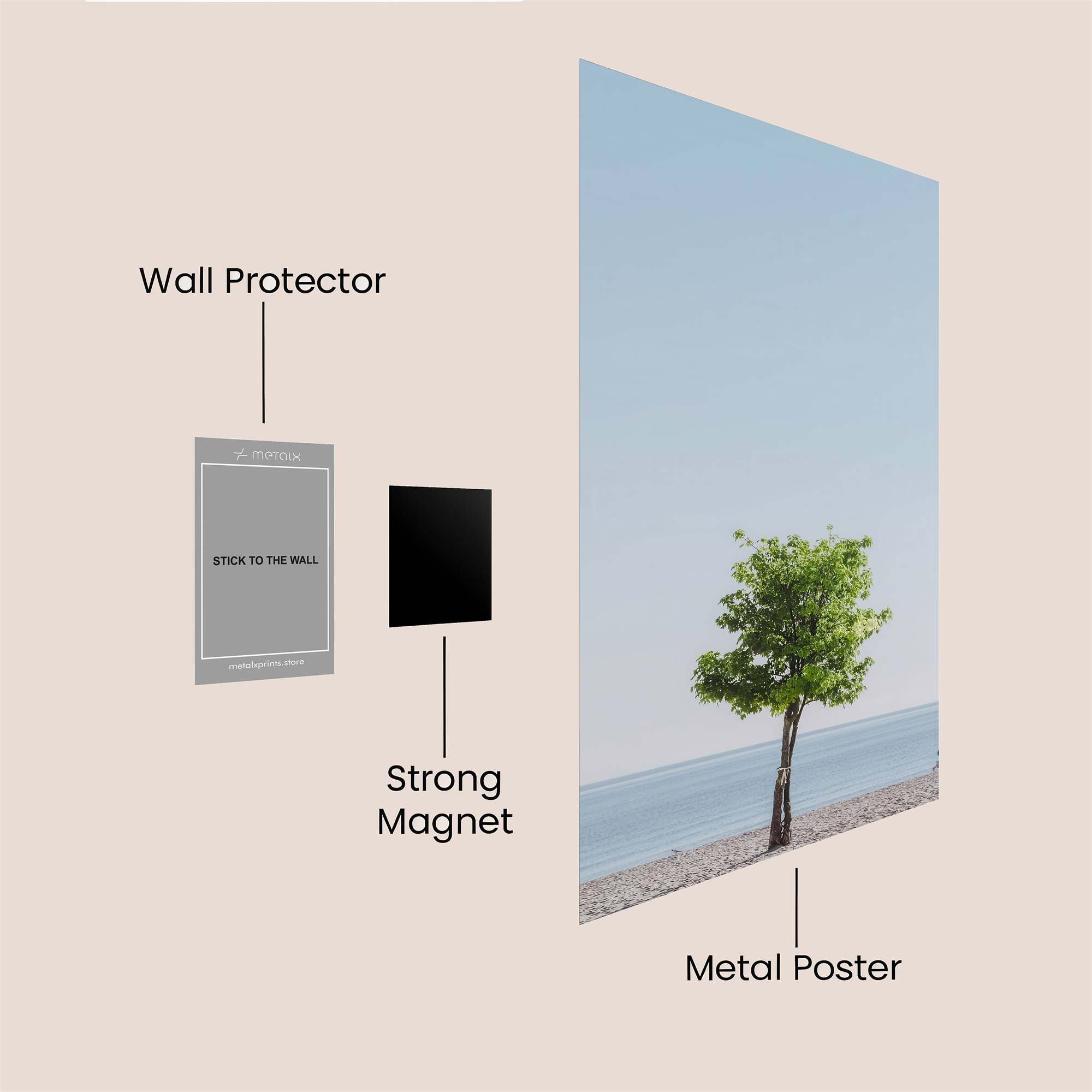 Lonely Serenity Safe Wall Magnetic / M
