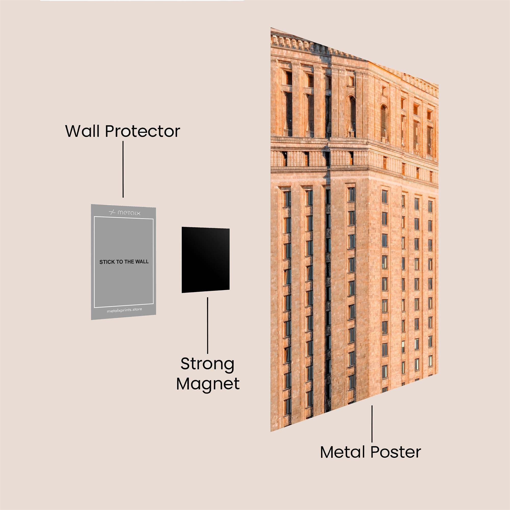 Palace Sunset Safe Wall Magnetic / M