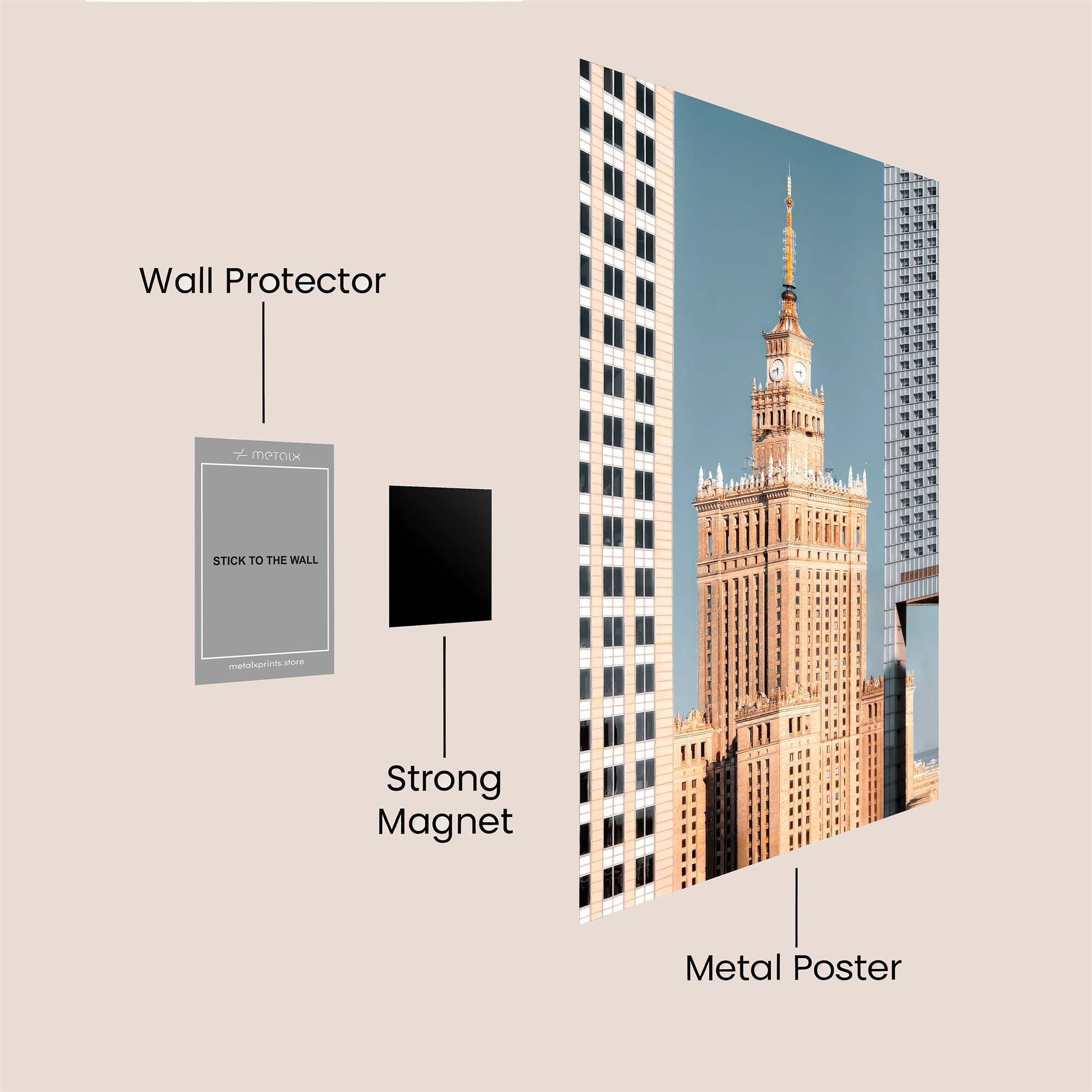 Palace Majestic Safe Wall Magnetic / M