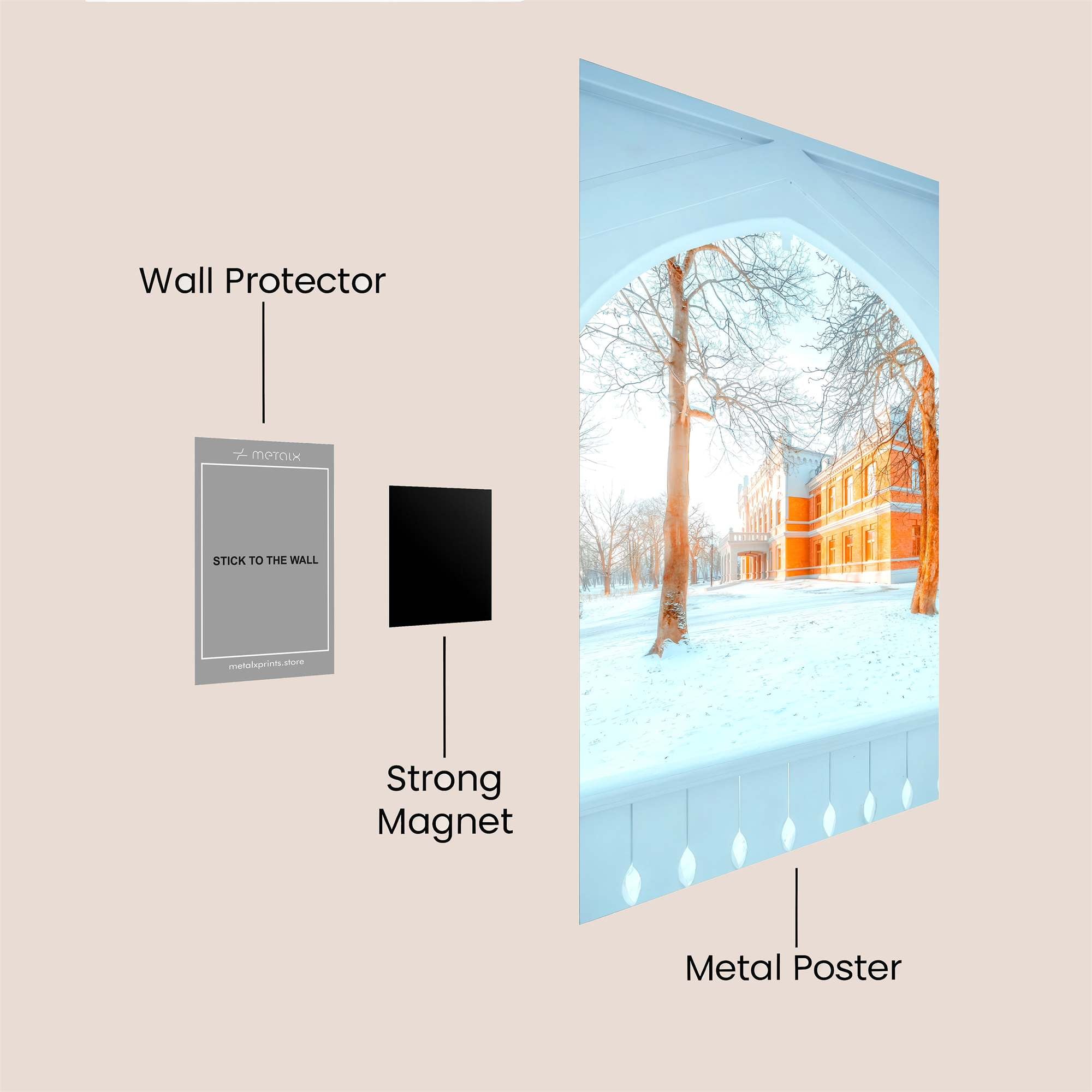 Winter Serenity Safe Wall Magnetic / M