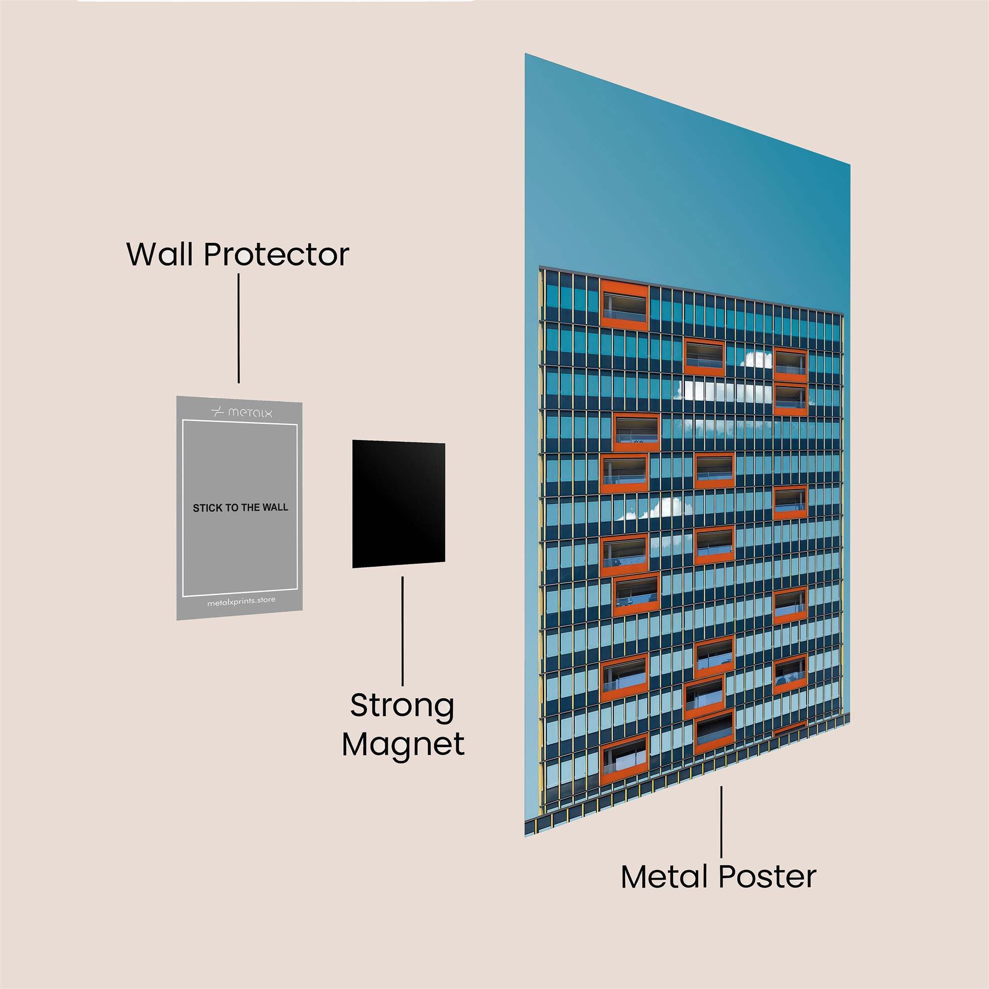Building Whimsy Safe Wall Magnetic / M