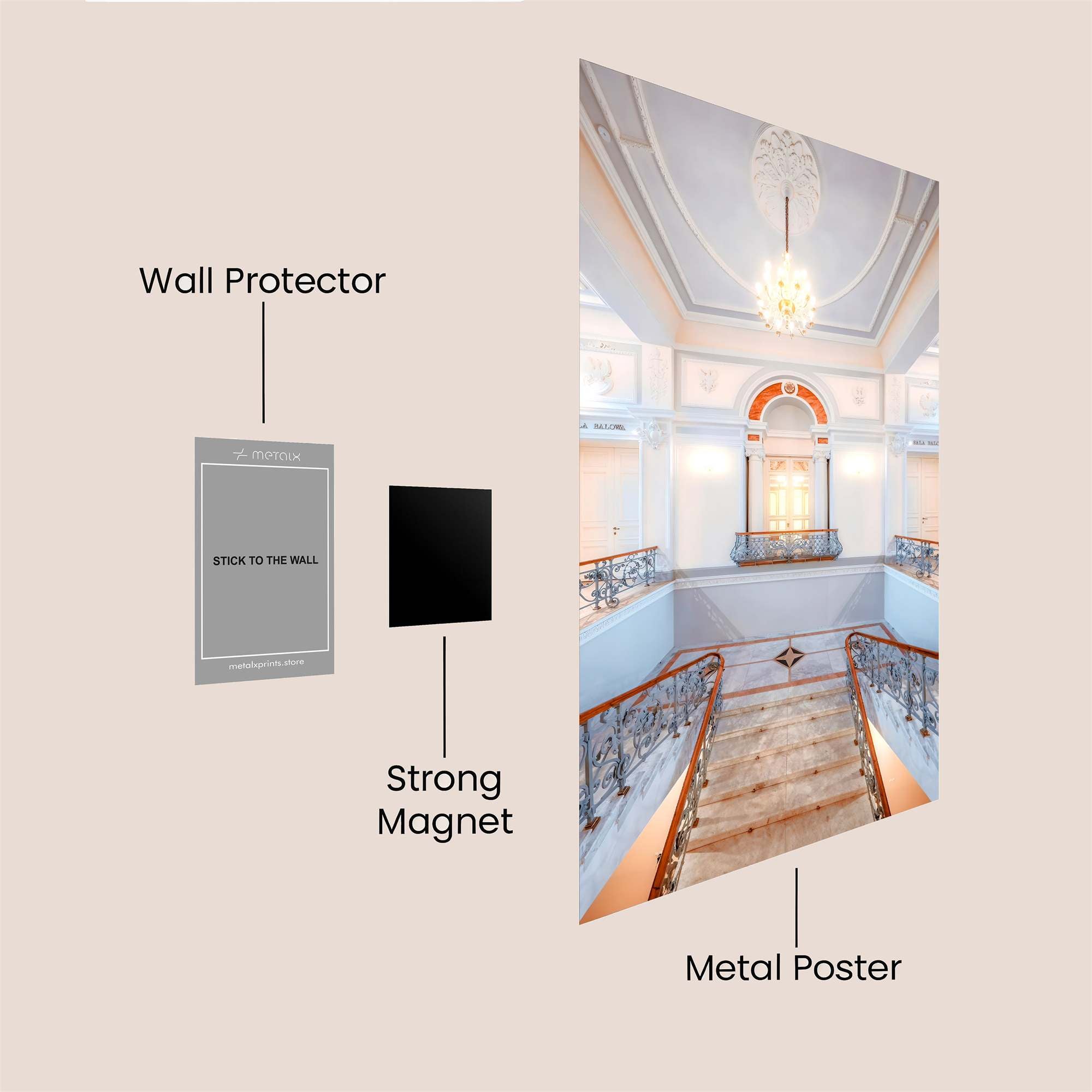 Grandeur Serenity Safe Wall Magnetic / M