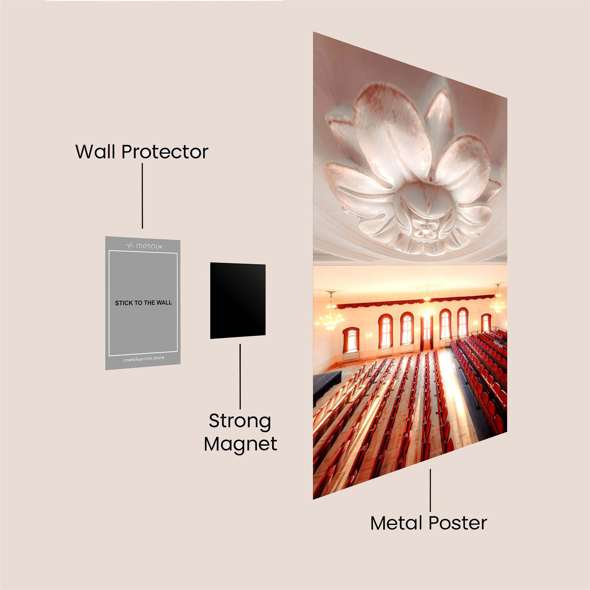 Lotus Serenity Safe Wall Magnetic / M